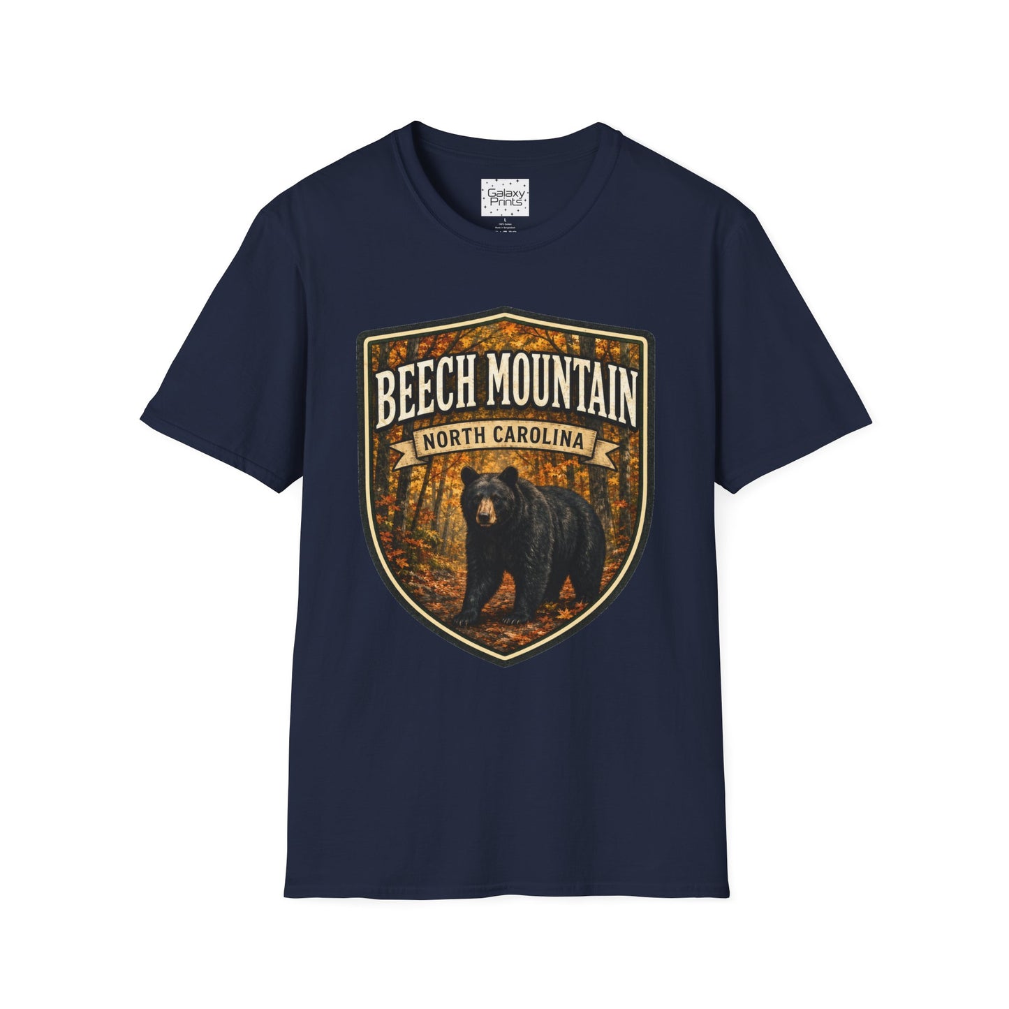 Beech Mountain North Carolina T-Shirt — Rustic Bear Mountain Graphic Tee