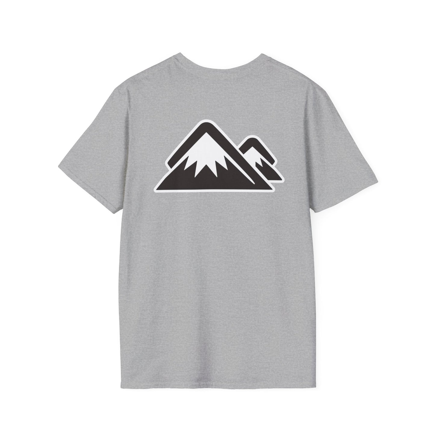 Ski Patrol Beech Mountain Retro T-Shirt — Beech Mountain Ski Patrol with Mountains on the back- logo Tee