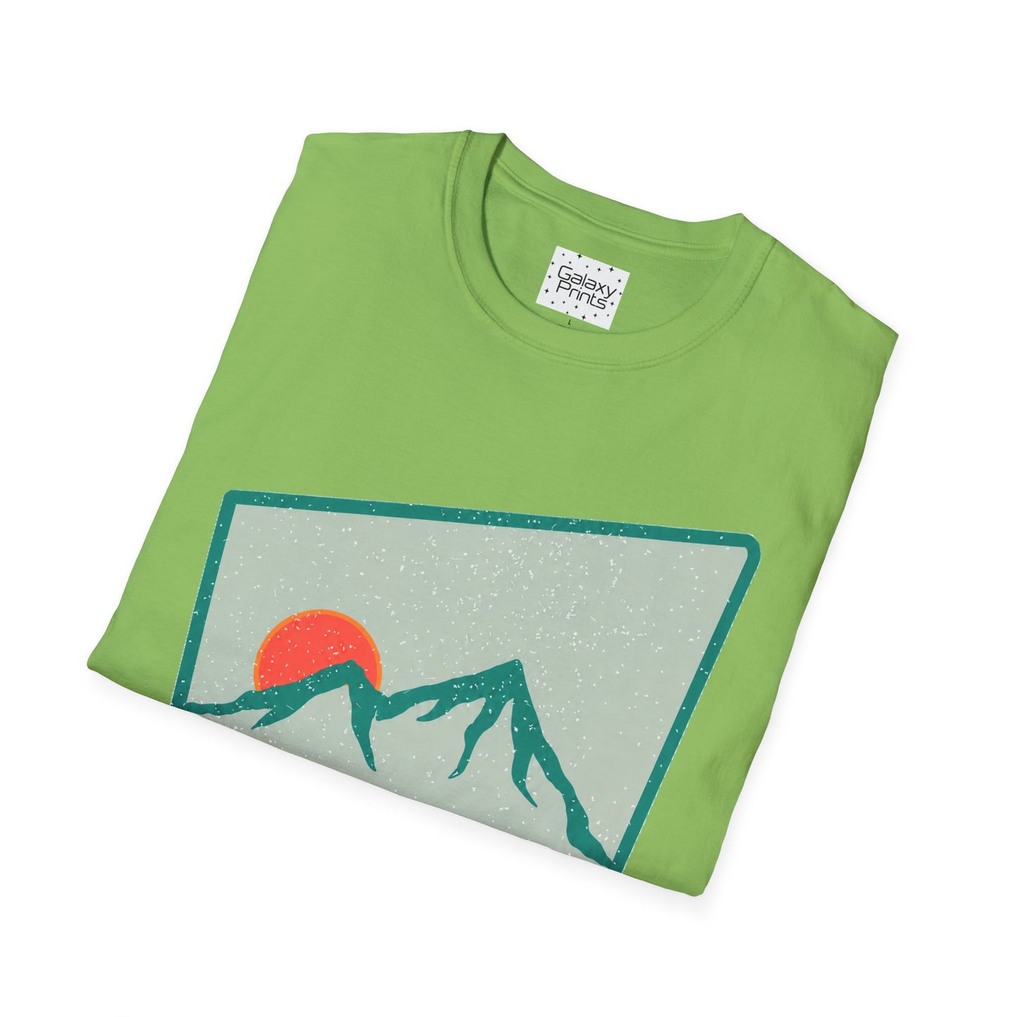 Beech Mountain NC Let it Snow T-Shirt — Retro Mountain Sunrise Snow Tee