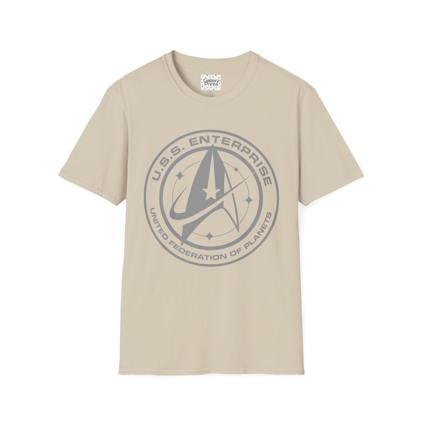 Unisex T-Shirt - POP Culture - 'From STAR TREK the TV & Movie HIT Franchises - U.S.S. Enterprise Flight Patch'