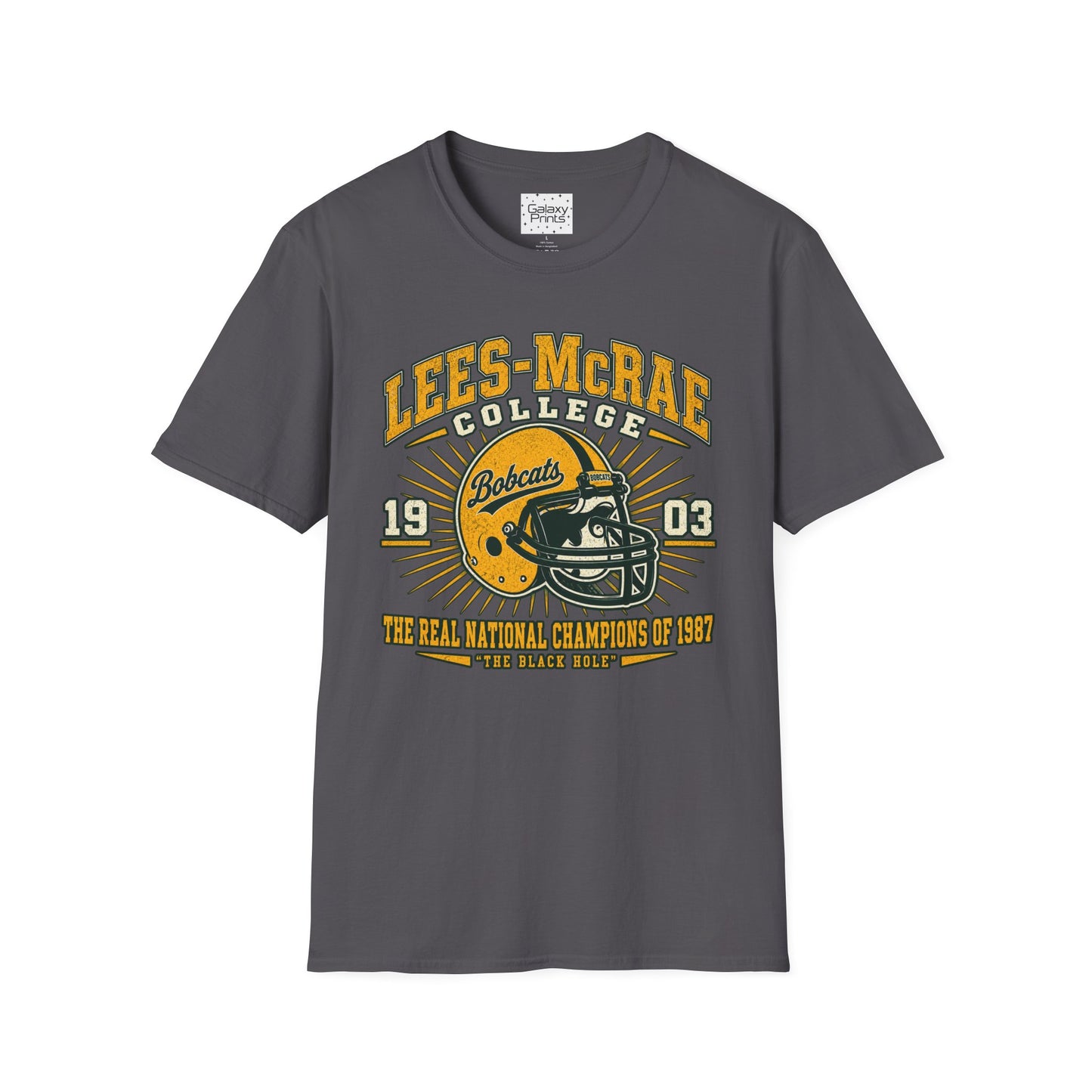 Lees-McRae College Bobcats Vintage Football T-Shirt — Retro 1903 Design