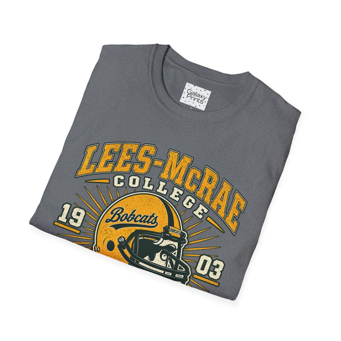 Lees-McRae College Bobcats Vintage Football T-Shirt — Retro 1903 Design