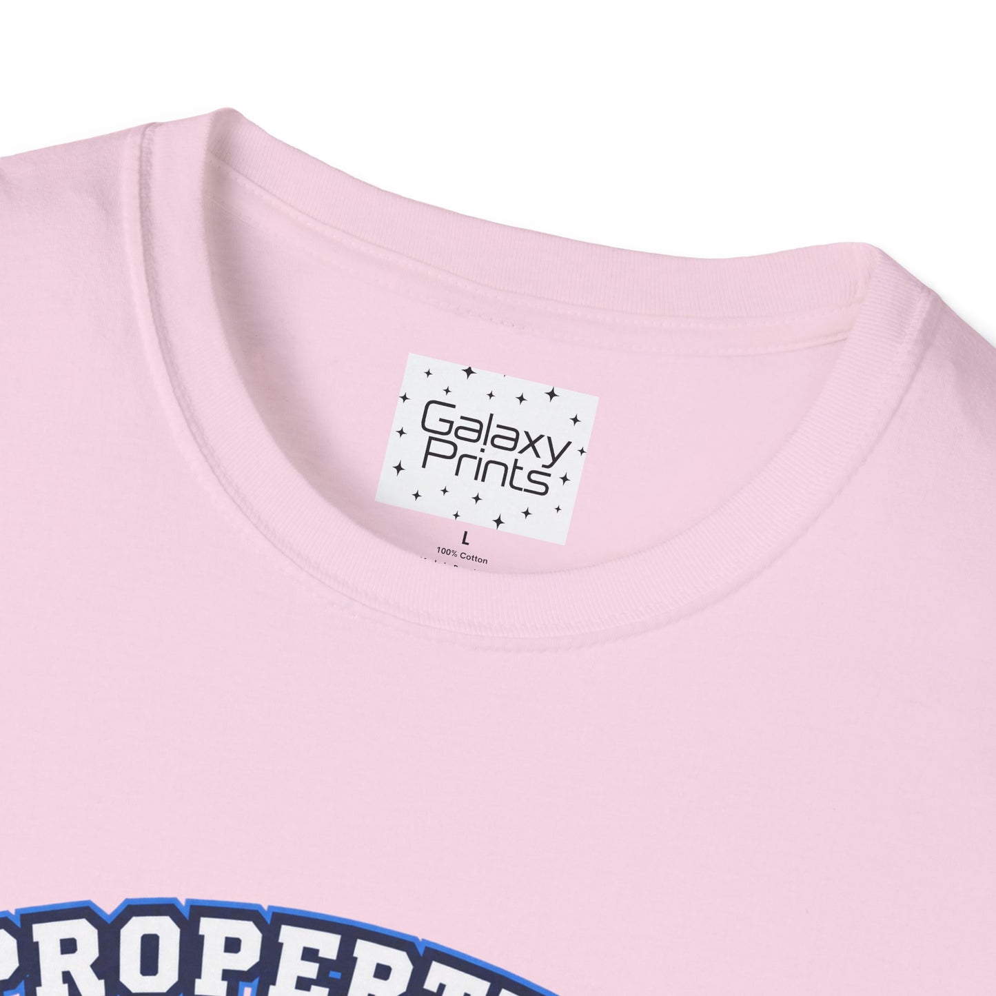 Property of JTH Vikings T‑Shirt M — Viking in Power Circle back - Hoggard School Spirit Tee