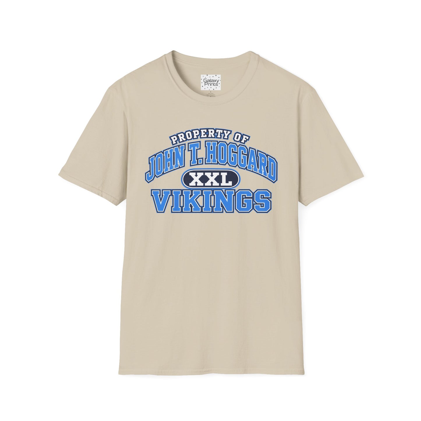 Property of JTH Vikings T‑Shirt XXL — Viking in Power Circle back - Hoggard School Spirit Tee