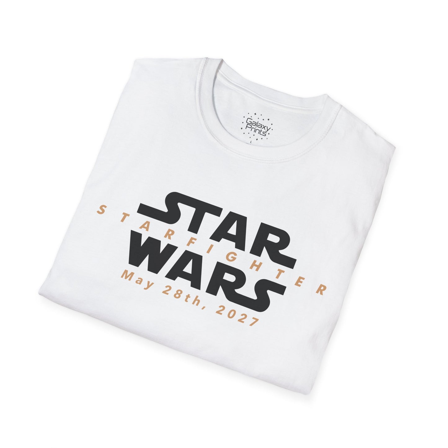 Inspired by Star Wars Starfighter Unisex T-Shirt - Movie Coming Out May 28th, 2027 (w/ movie release date)