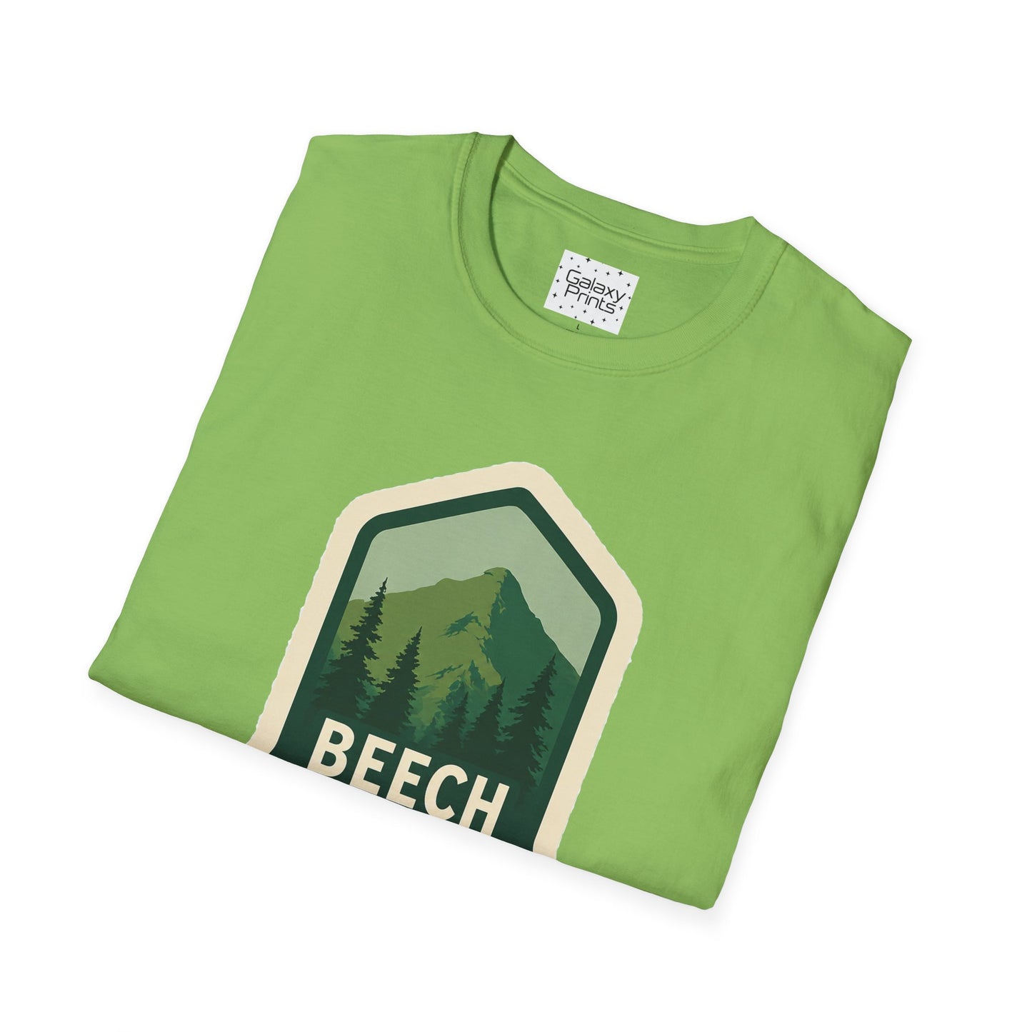 Beech Mountain NC Vintage Hiking T-Shirt — Retro Mountain Badge Graphic Tee