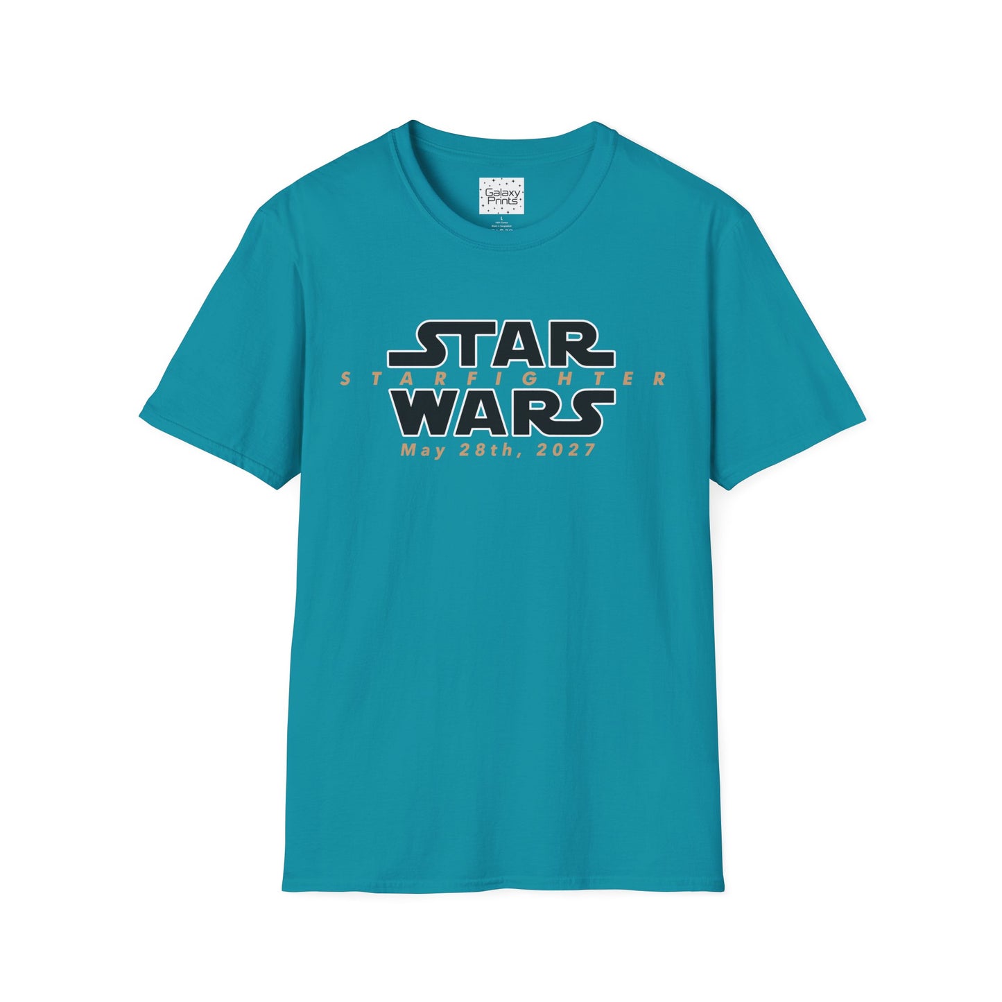 Inspired by Star Wars Starfighter Unisex T-Shirt - Movie Coming Out May 28th, 2027 (w/ movie release date)