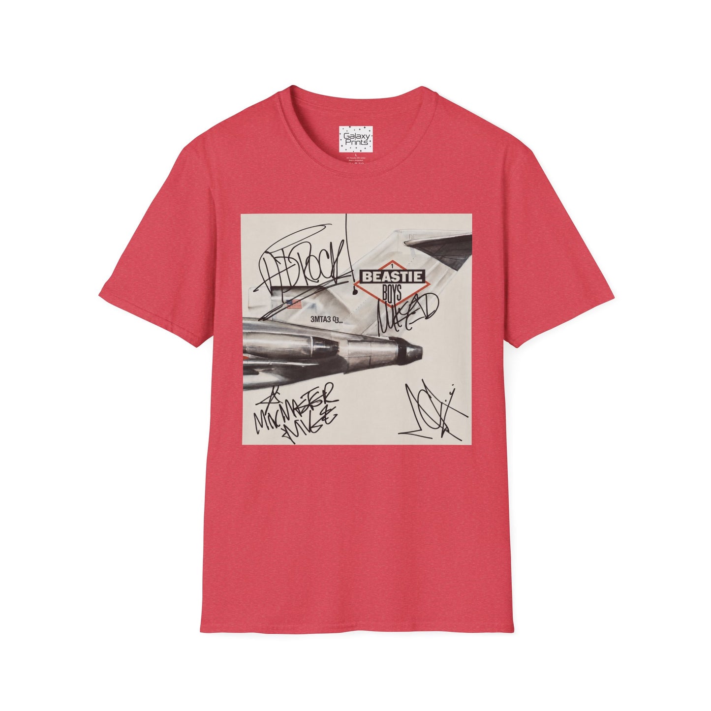 B-Boys "Licensed to Ill" Autographed Band T-Shirt - Graffiti
