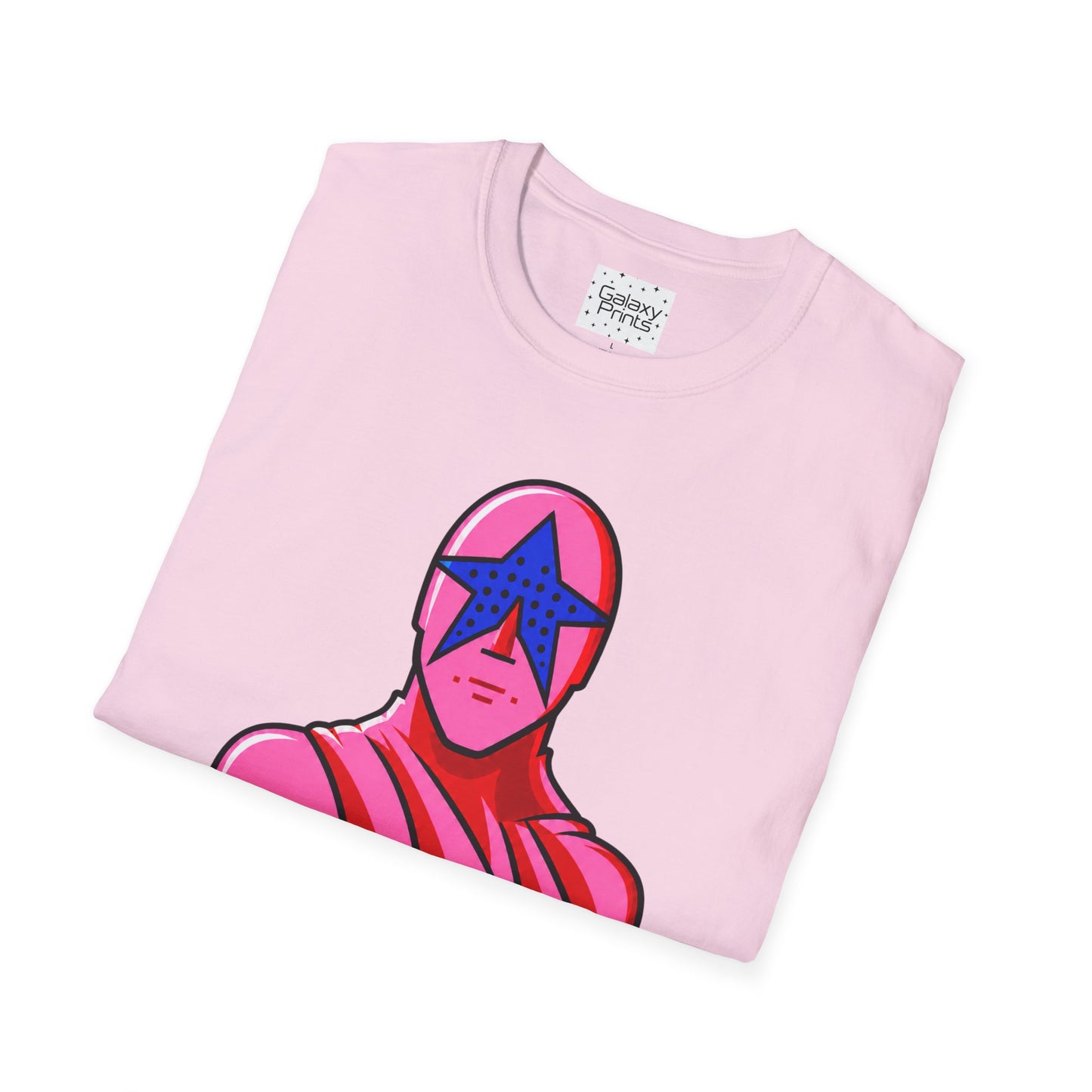 STAR MAN Nin Wrestling video game "NOW" and "THEN" T-Shirt — Retro Pop Hero Graphic Tee - Nin Wrestler STAR MAN video game - Current Culture