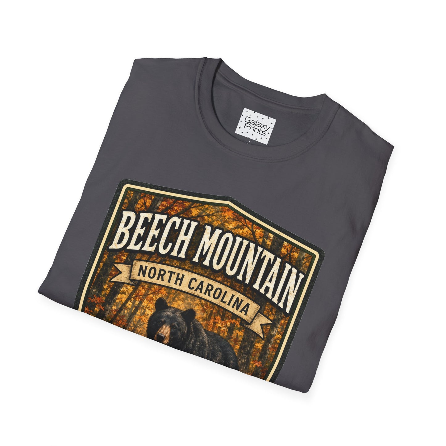 Beech Mountain North Carolina T-Shirt — Rustic Bear Mountain Graphic Tee