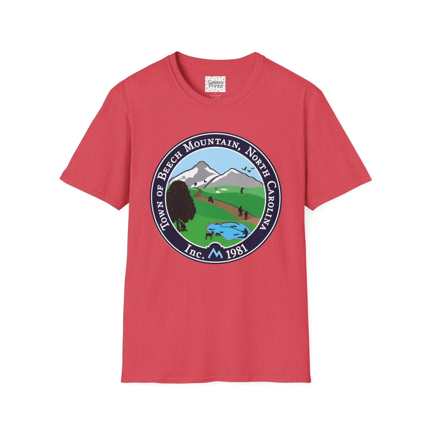 The Town of Beech Mountain, North Carolina Seal T-Shirt — Scenic Mountain Town Tee