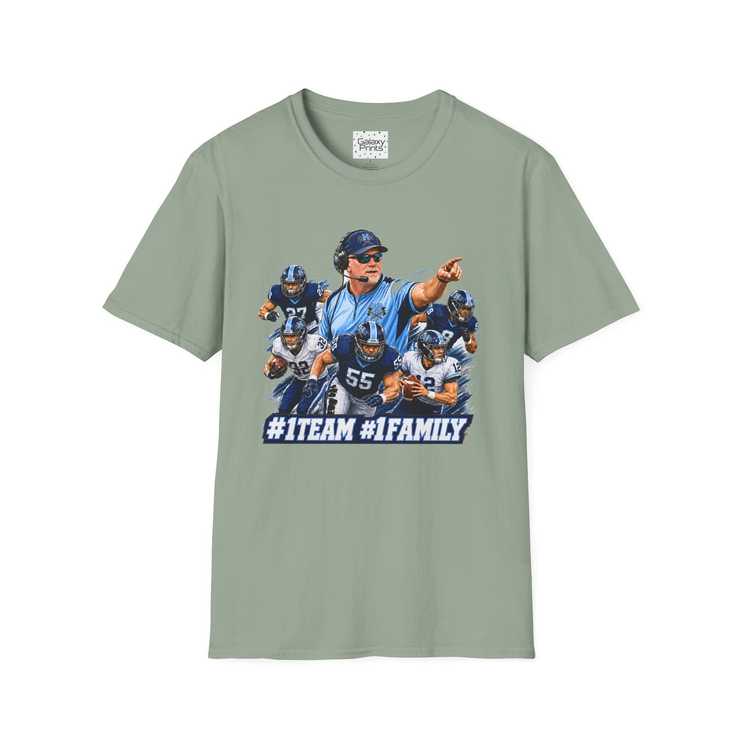 Hoggard Vikings Inspired - 1TEAM 1FAM -2  - Viking Helmet - Unisex T-Shirt 2