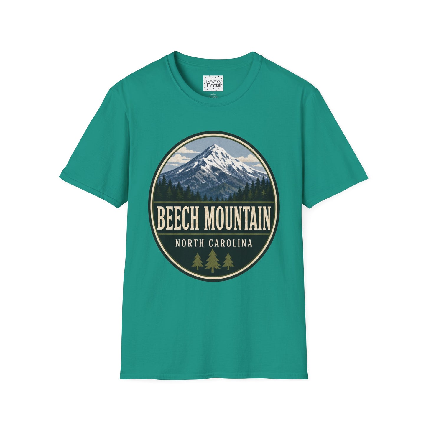 Mountain Graphic T-Shirt — “Beech Mountain, North Carolina” Vintage Outdoor Tee