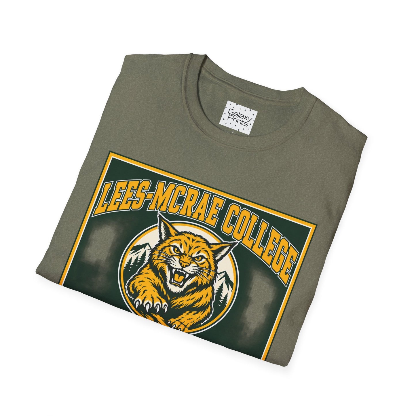 Lees-McRae College Bobcats Vintage Football T-Shirt — Retro Wily Bobcat