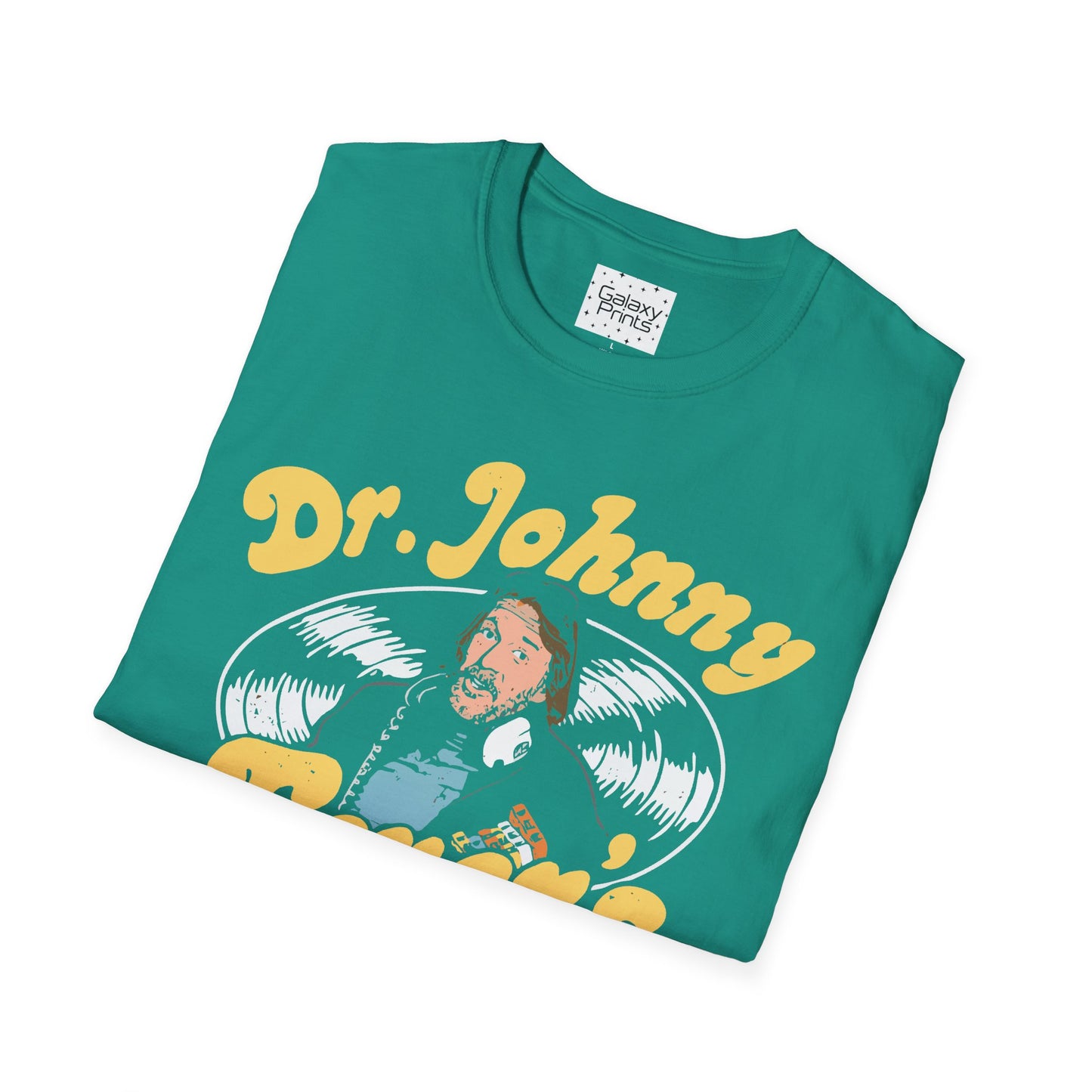Unisex T-Shirt - POP Culture - 'From the HIT TV Show WKRP in Cincinnati - Dr. Johnny Fever's Record Shop'