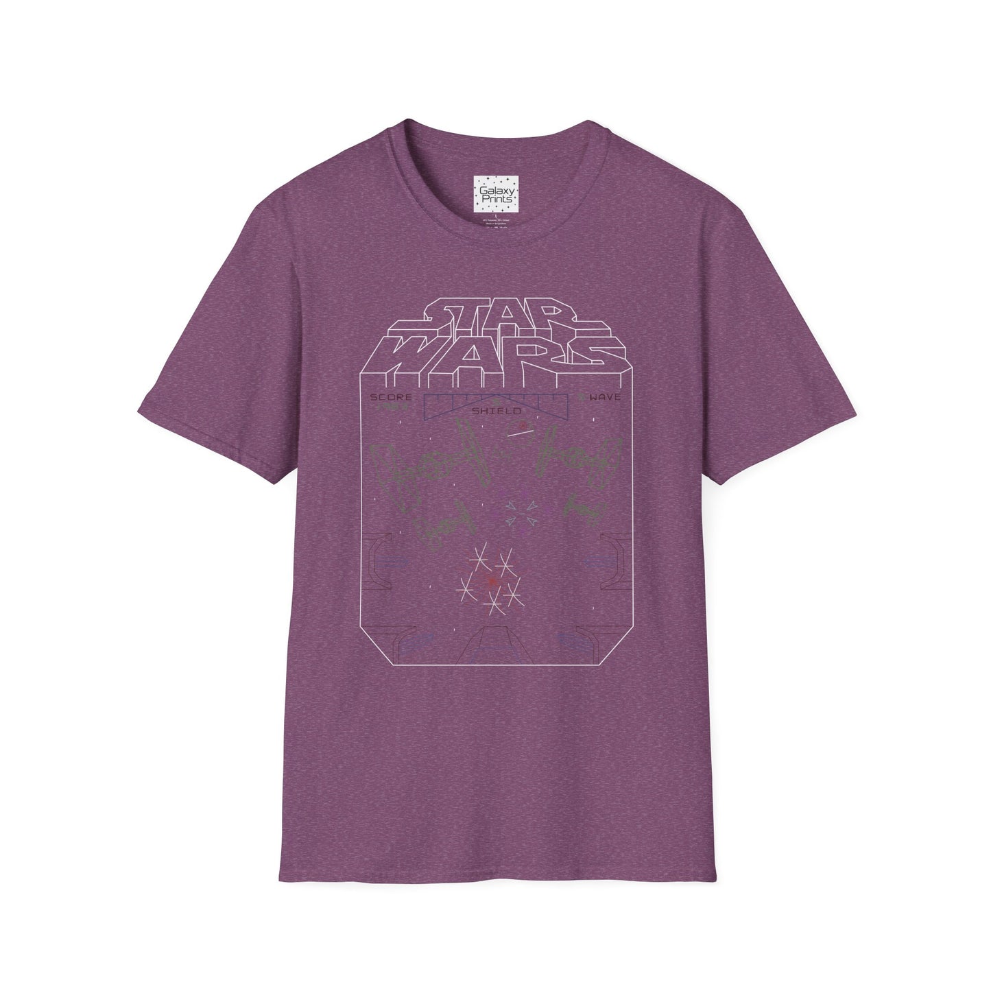 Star Wars Inspired Unisex T-Shirt - 'STAR WARS 1983 Arcade Video Game Screen Rendering' Graphic Tee