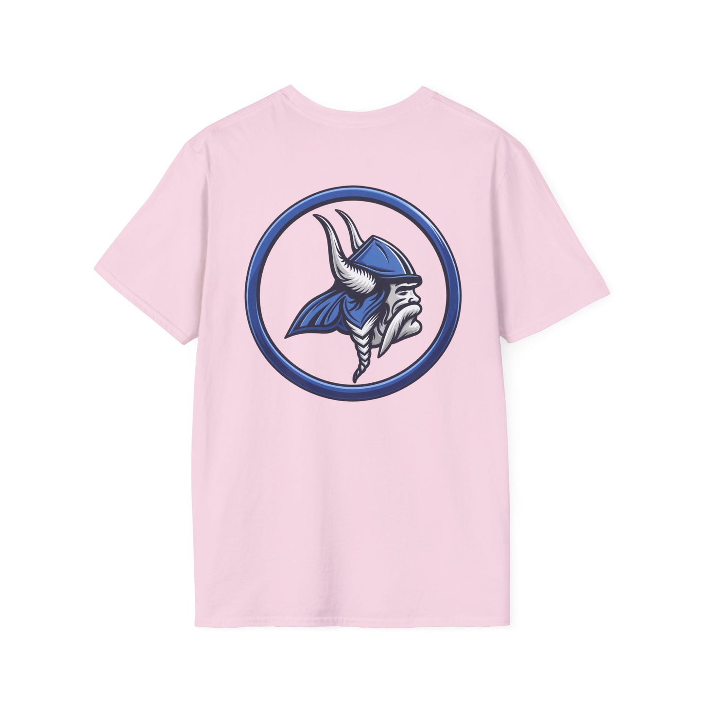 Property of JTH Vikings T‑Shirt 5XL — Viking in Power Circle back - Hoggard School Spirit Tee