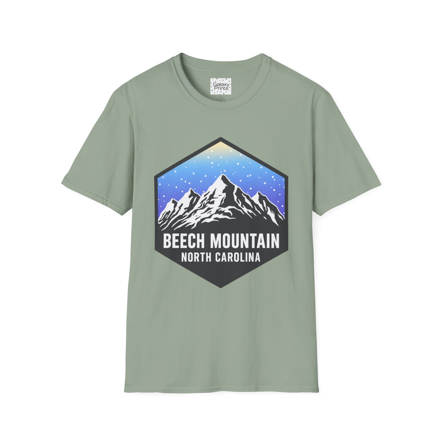 Mountain Blue Diamond T‑Shirt — Beech Mountain North Carolina Graphic Tee