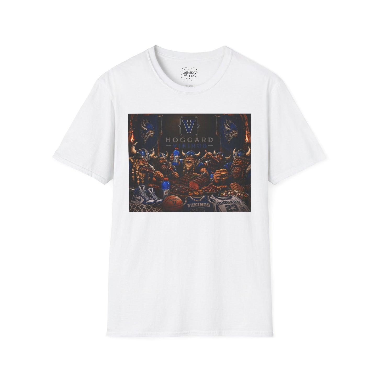 Vikings Basketball Feast T‑Shirt — Hoggard School Spirit Tee - Men's Baseball