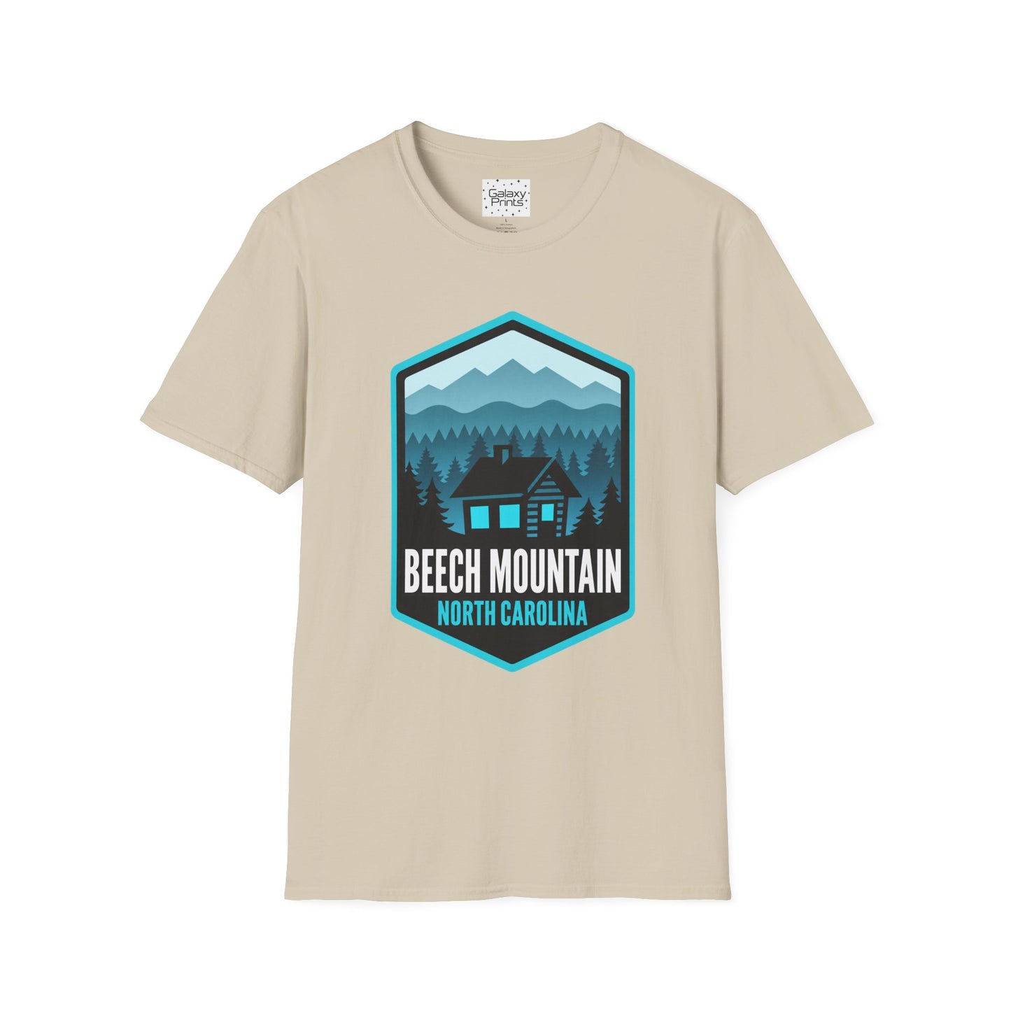 Beech Mountain North Carolina Cabin Tee — Mountain Cabin Graphic T-Shirt