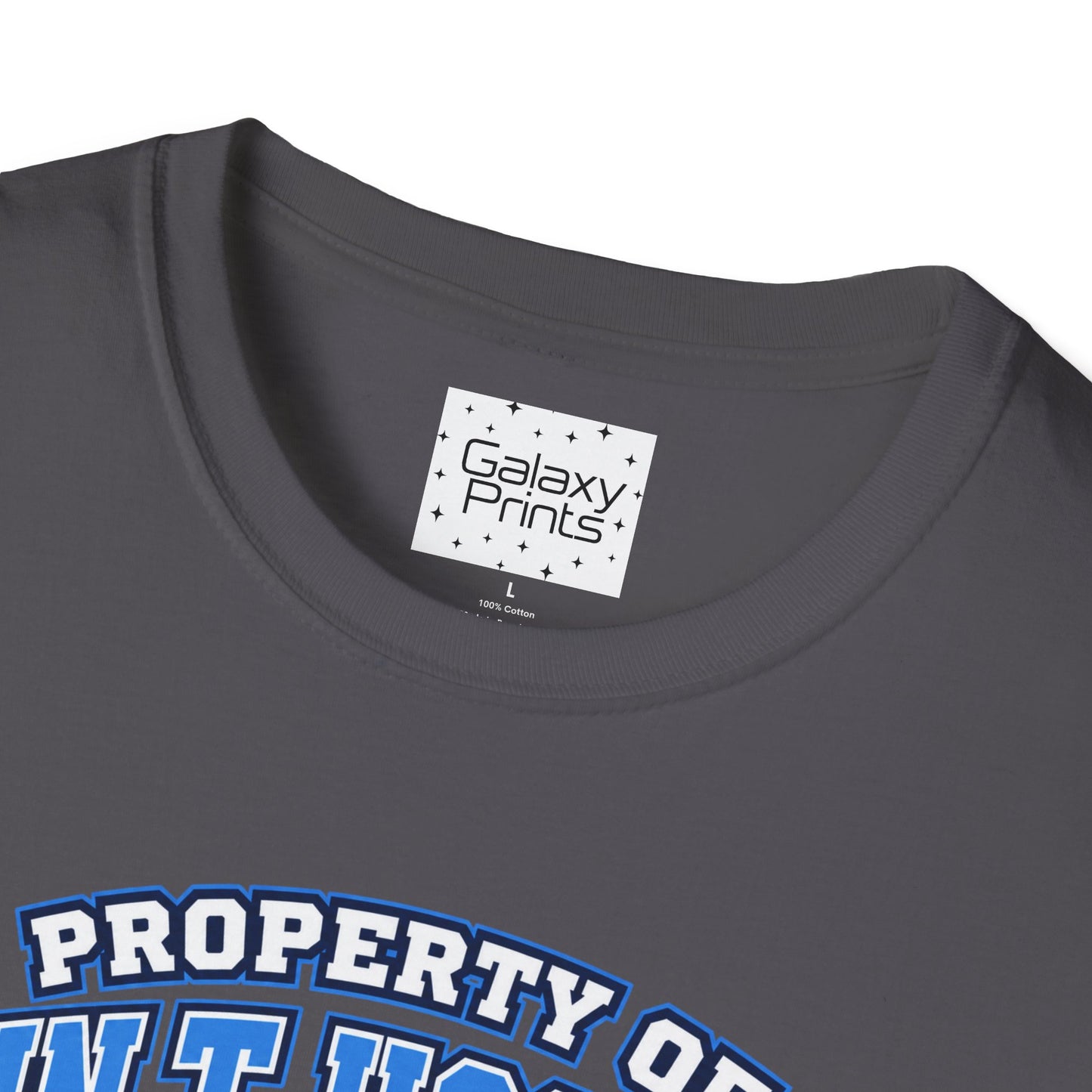 Property of JTH Vikings T‑Shirt S — Viking in Power Circle back - Hoggard School Spirit Tee