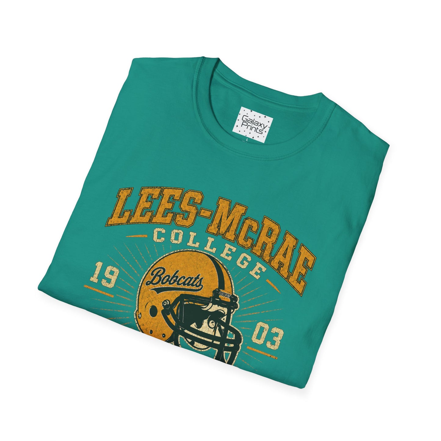 Lees-McRae College Bobcats Vintage Football T-Shirt — Got A Lot A More - The Black Hole
