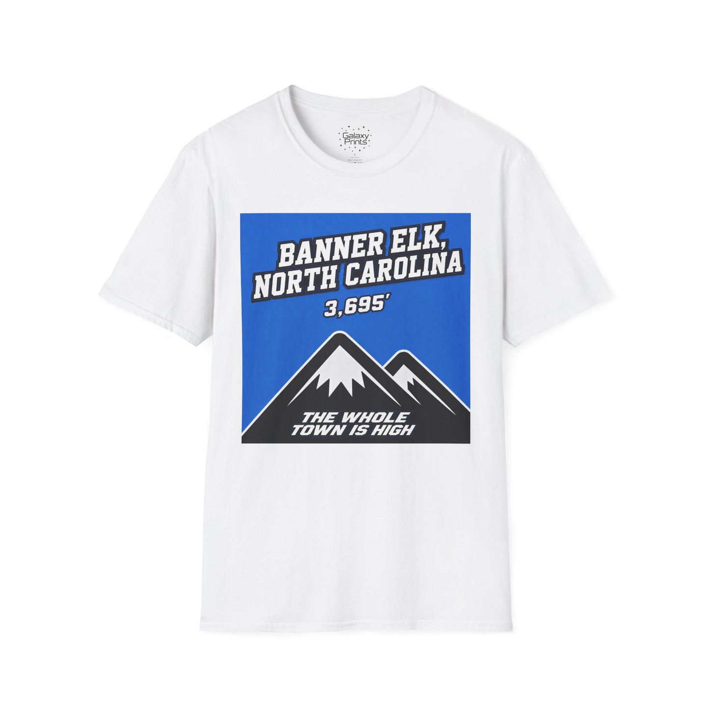 Banner Elk, NC - The whole town is High T-Shirt — 3,695' Mountain Souvenir Tee