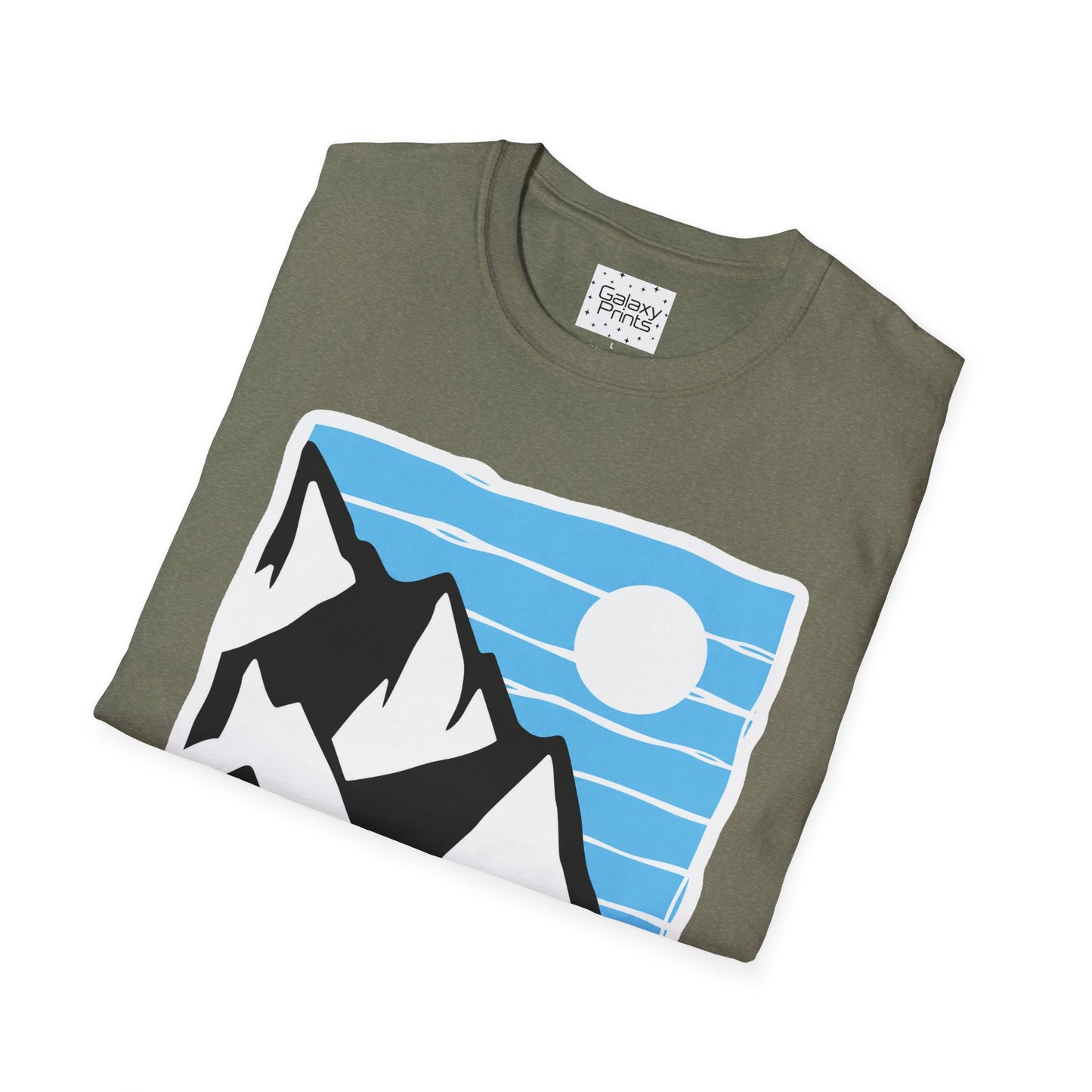 Beach Mountain North Carolina T-Shirt — Retro Mountain Range Sun Graphic Tee