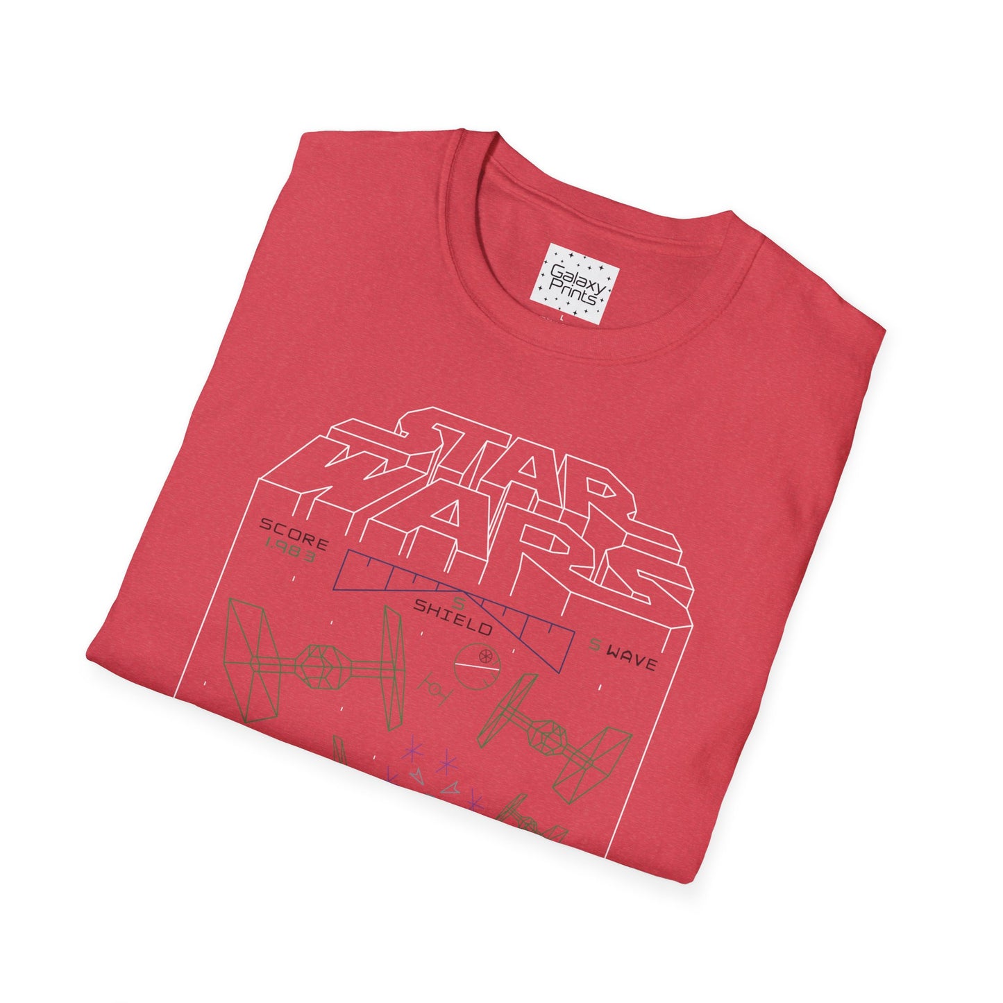 Star Wars Inspired Unisex T-Shirt - 'STAR WARS 1983 Arcade Video Game Screen Rendering' Graphic Tee
