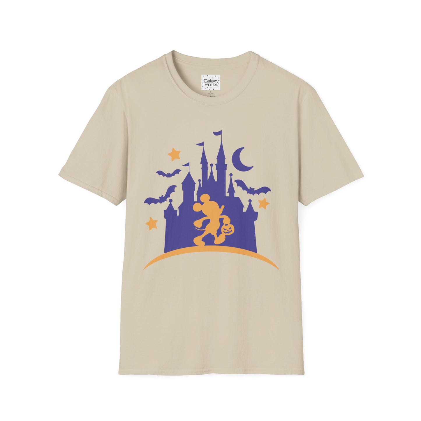 Unisex T-Shirt - DISNEY Inspired - 'Mickey gone trick or treating at the Castle in WDW'