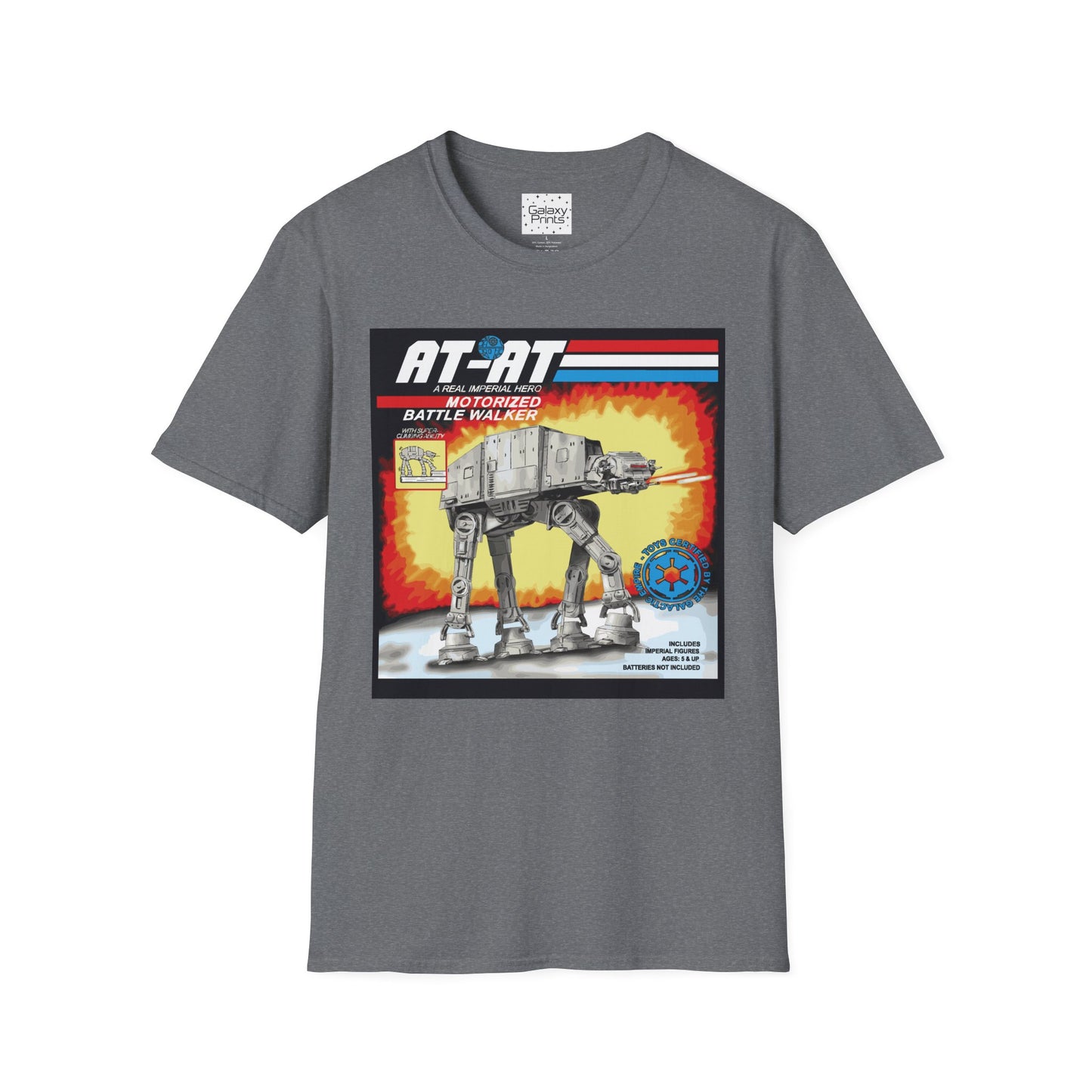 Star Wars AT-AT Walker Toy Box Retro Graphic Unisex Softstyle T-Shirt
