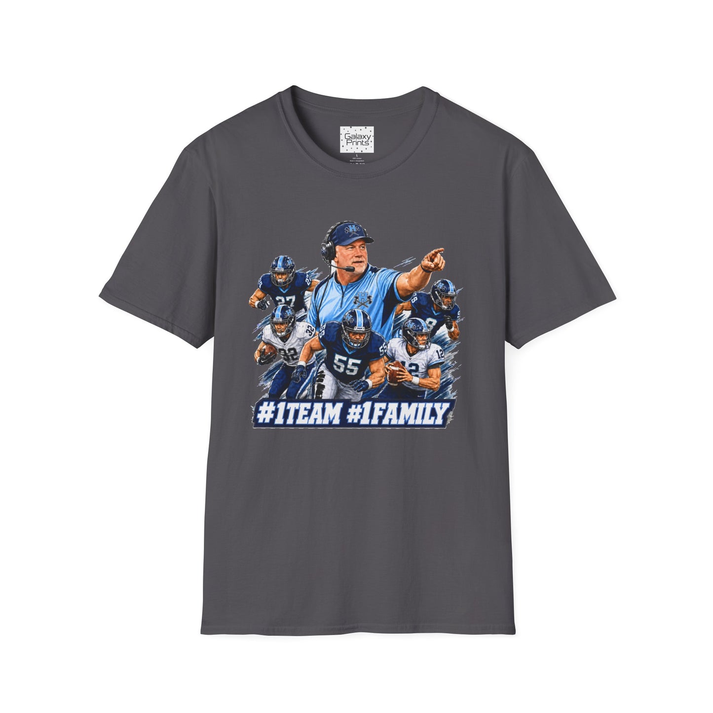 Hoggard Vikings Inspired - 1TEAM 1FAM - Viking Helmet - Unisex T-Shirt