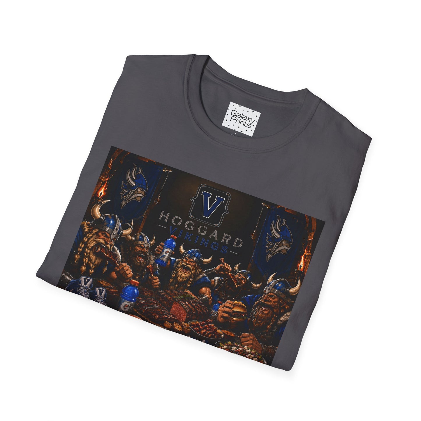 Vikings Basketball Feast T‑Shirt — Hoggard School Spirit Tee - Men's Baseball
