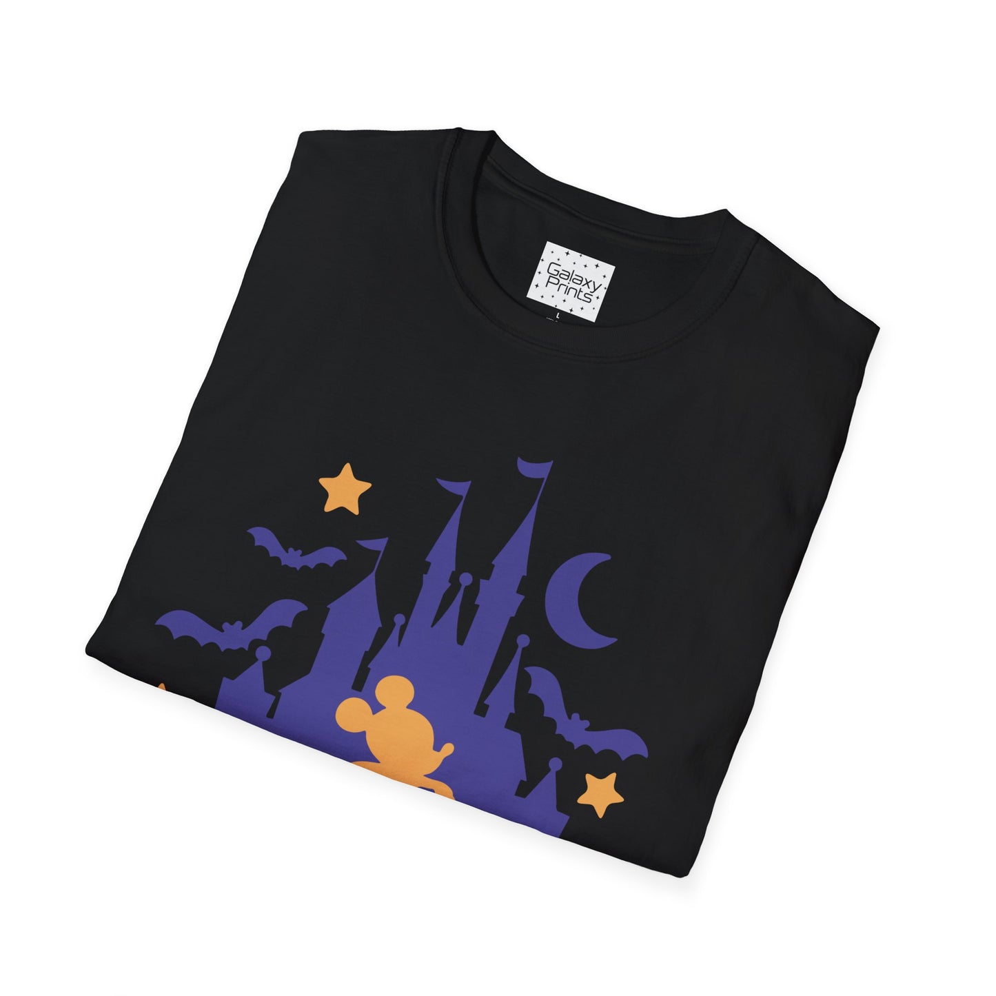 Unisex T-Shirt - DISNEY Inspired - 'Mickey gone trick or treating at the Castle in WDW'