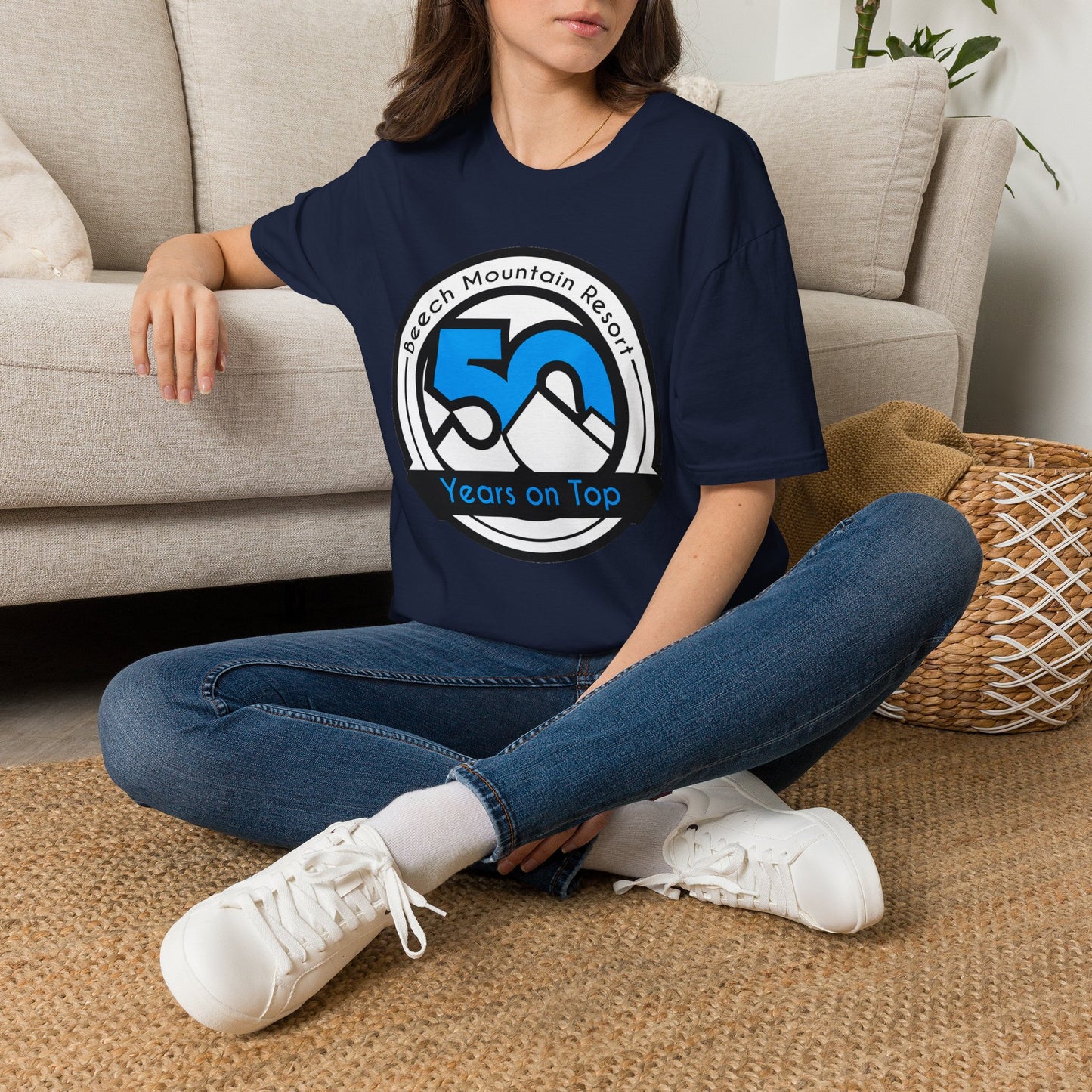 50 yr Resort Anniversary T-Shirt — Beech Mountain Resort 50 "Years on Top"