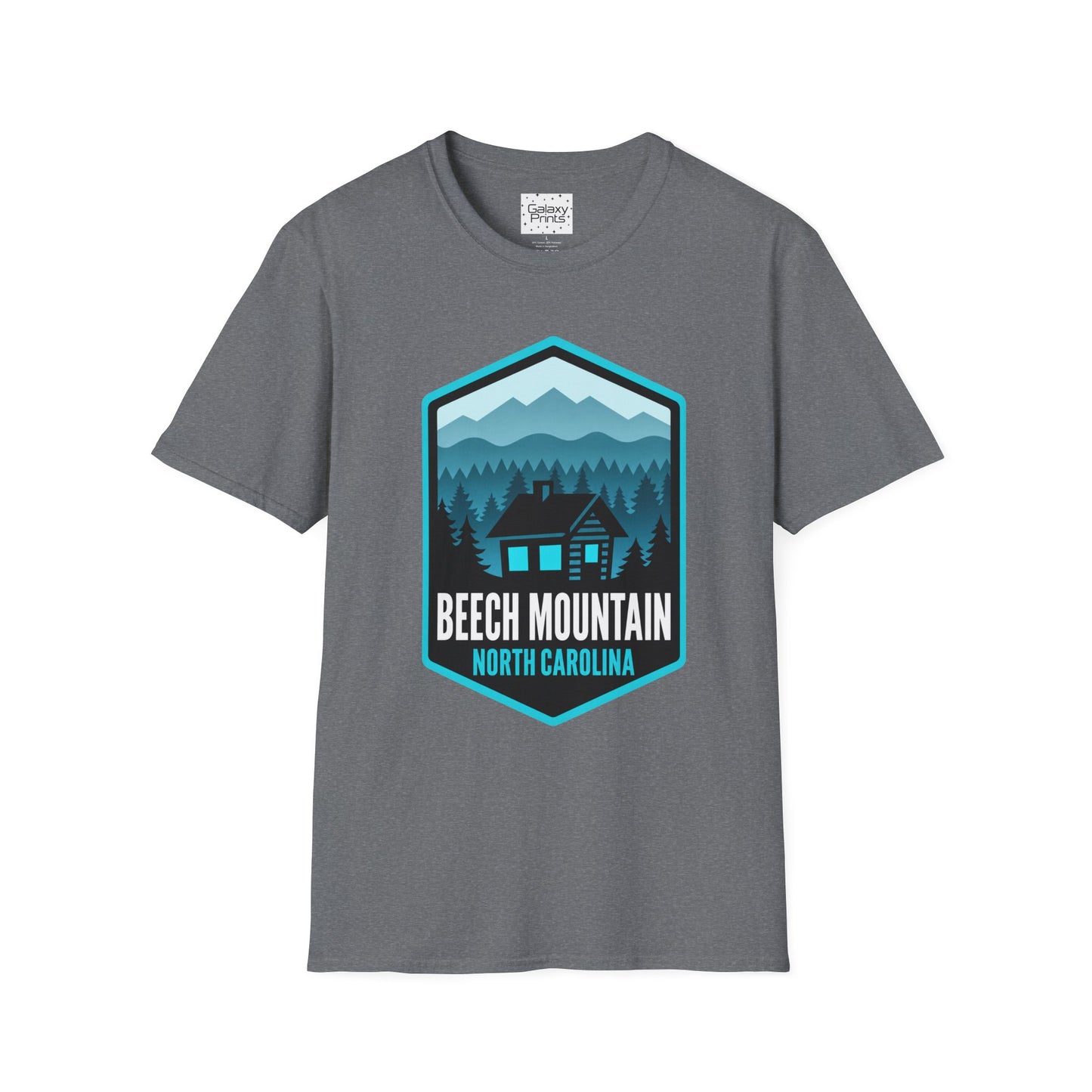 Beech Mountain North Carolina Cabin Tee — Mountain Cabin Graphic T-Shirt