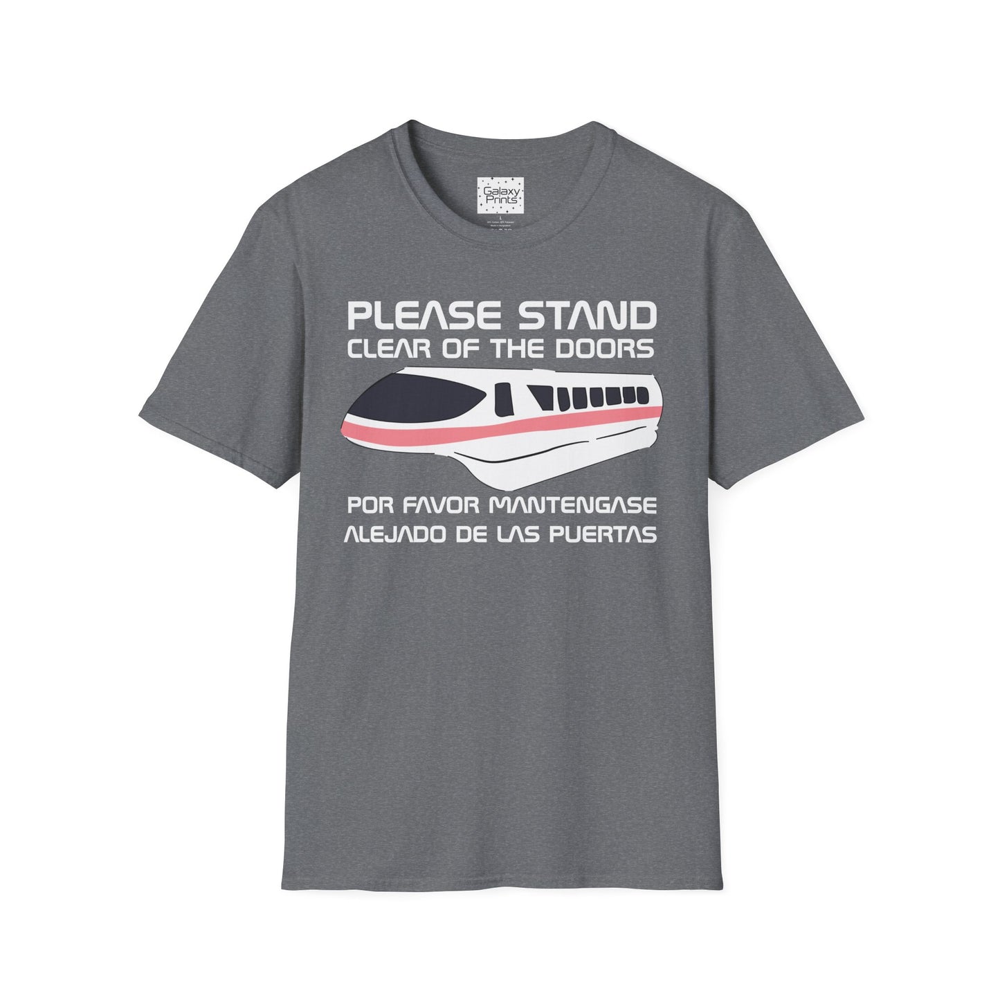 DISNEY inspired Unisex T-Shirt - Monorail Please Stand Clear Of The Doors