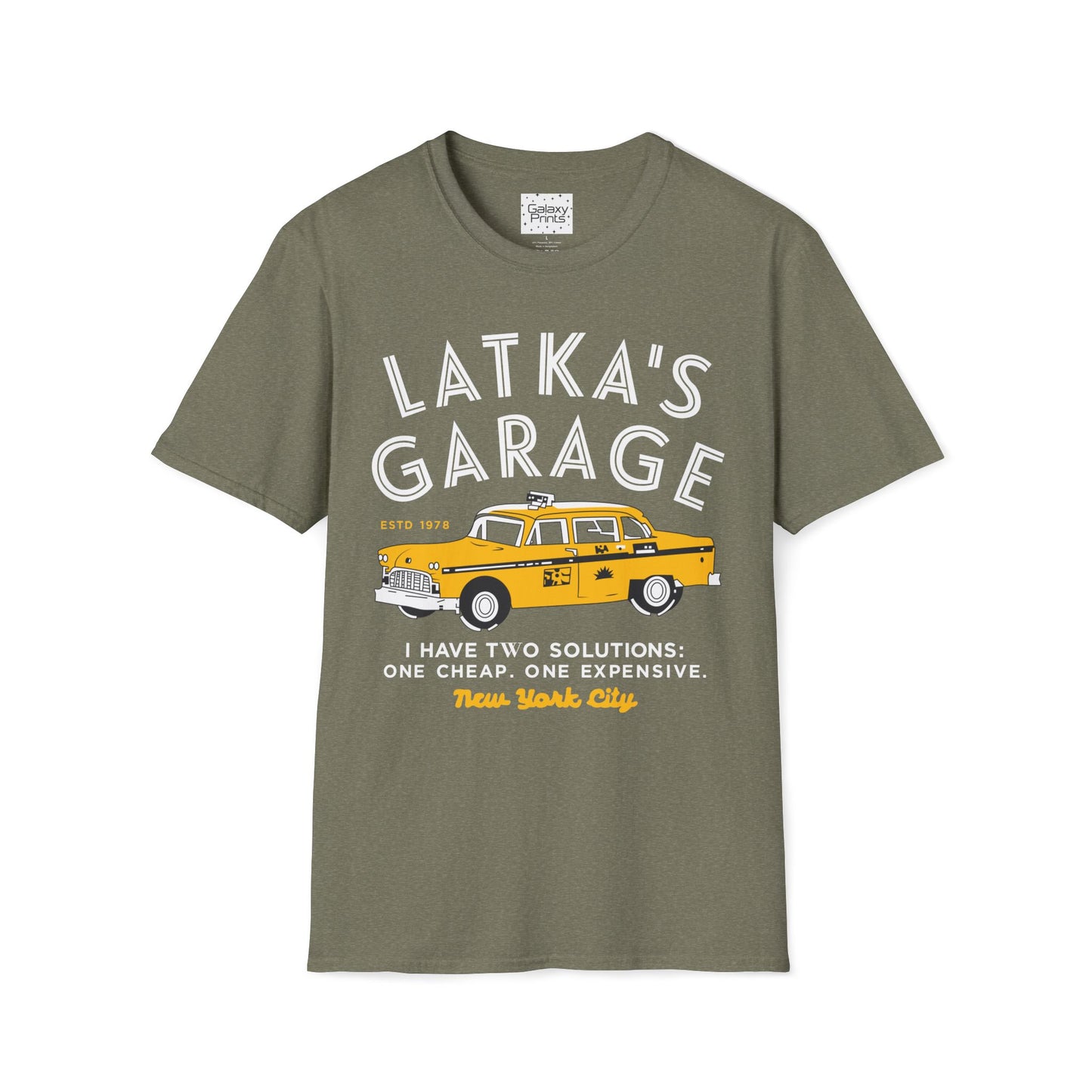 Unisex T-Shirt - POP Culture - 'From the Hit TV Show TAXI - Latka's Garage NY City'