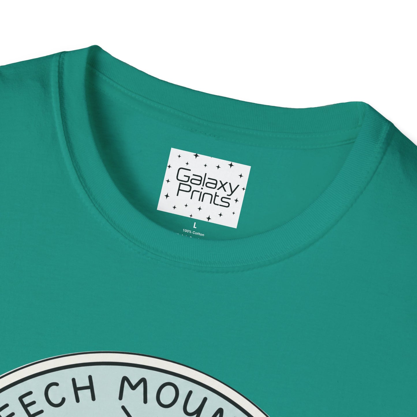 Beech Mountain NC Ski Lift Cartoon T-Shirt — Mountain Cabin & River Outdoor Cartoon Graphic Tee