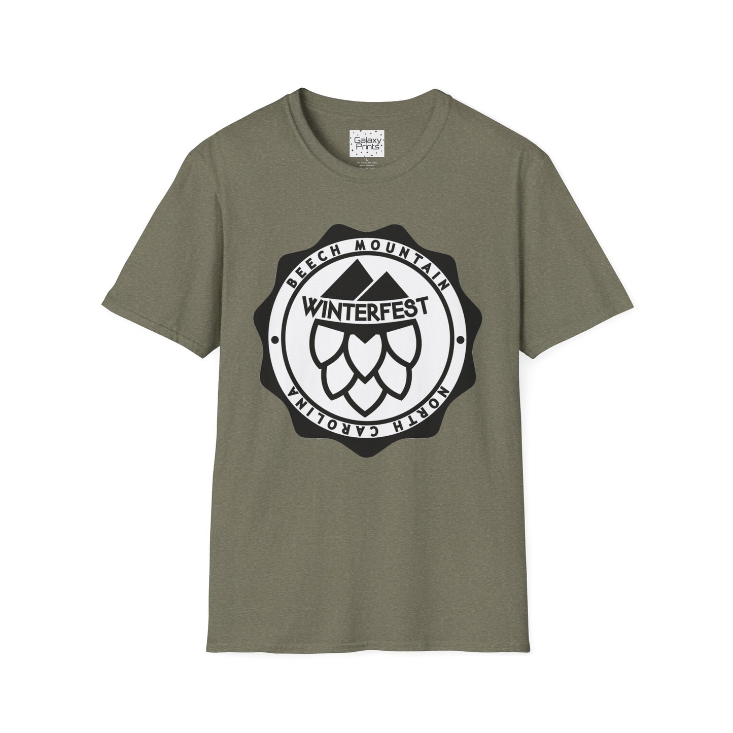 Winterfest Beech Mountain, NC  Logo T-Shirt — Beech Mountain Ski Festival Tee