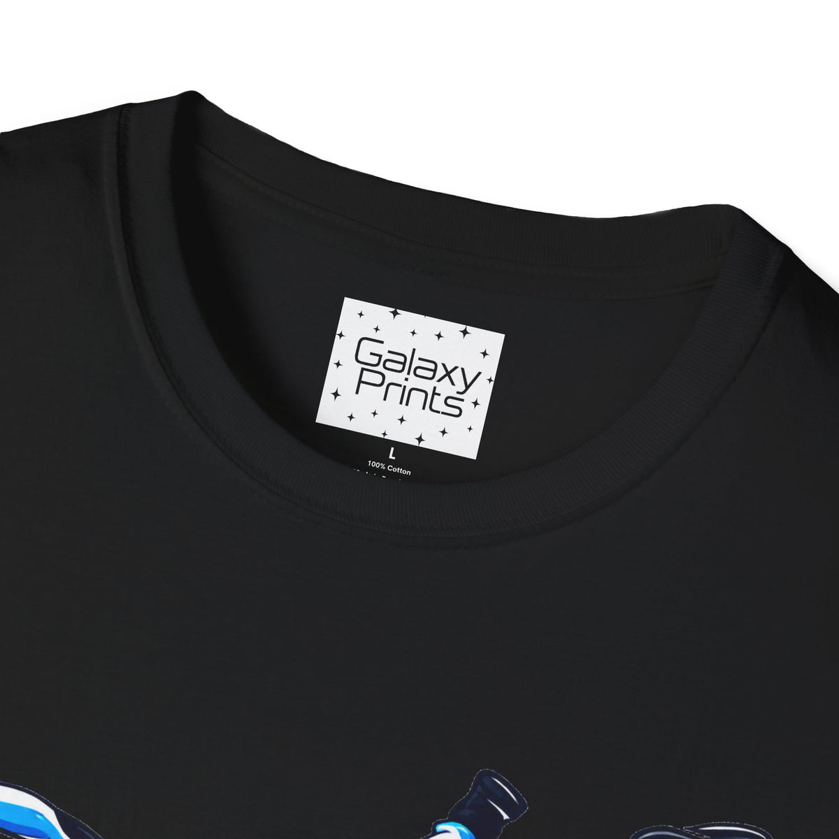 Skydiver Graphic T-Shirt — Blue Wingsuit Freefall Tee - I Survived on the back