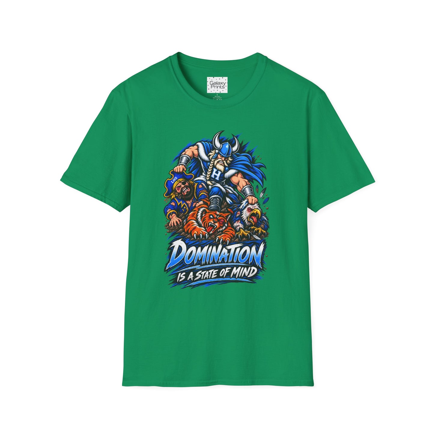 Unisex T-Shirt - Hoggard Vikings Inspired - 'Domination is a State of Mind' - over our rivals