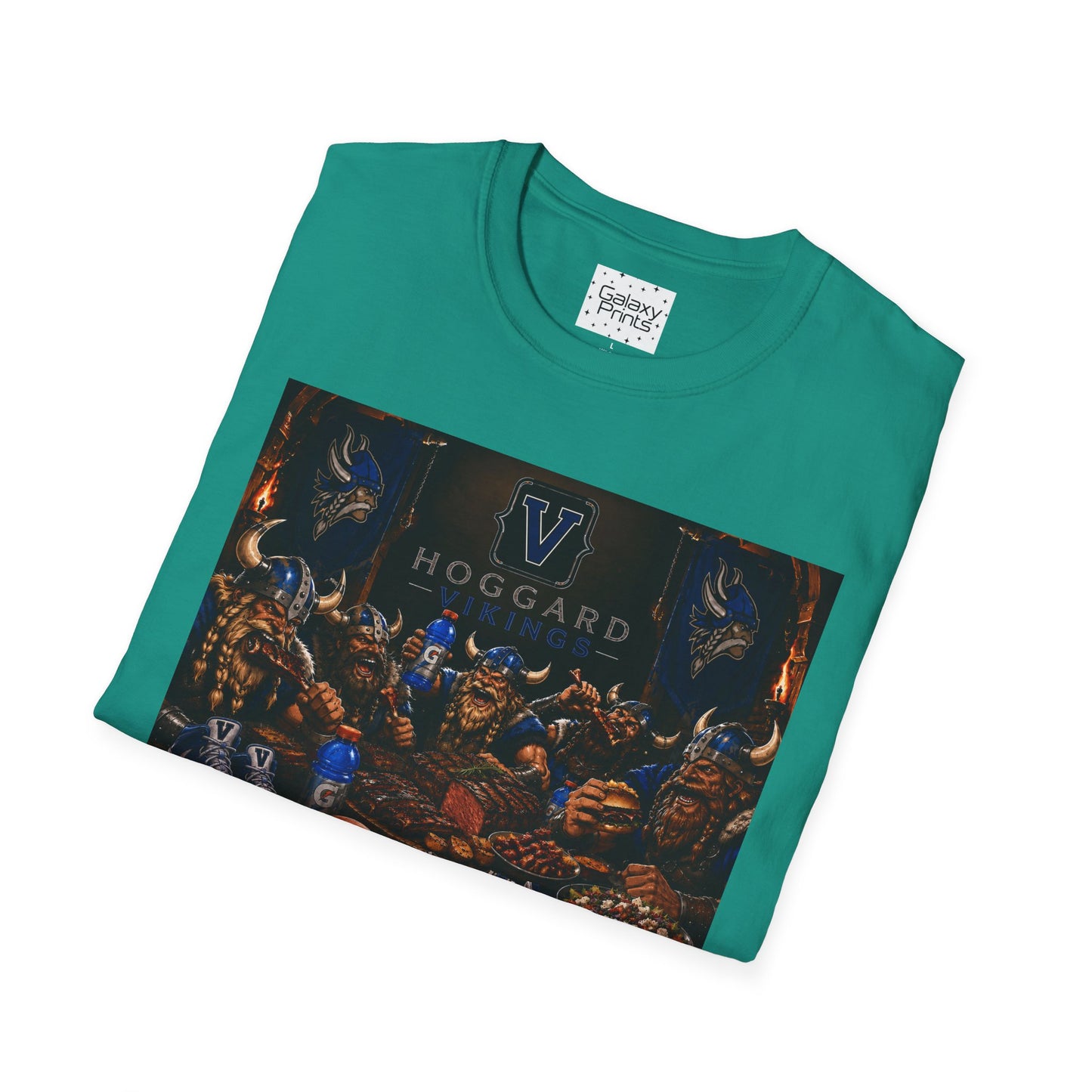 Vikings Basketball Feast T‑Shirt — Hoggard School Spirit Tee - Men's Baseball