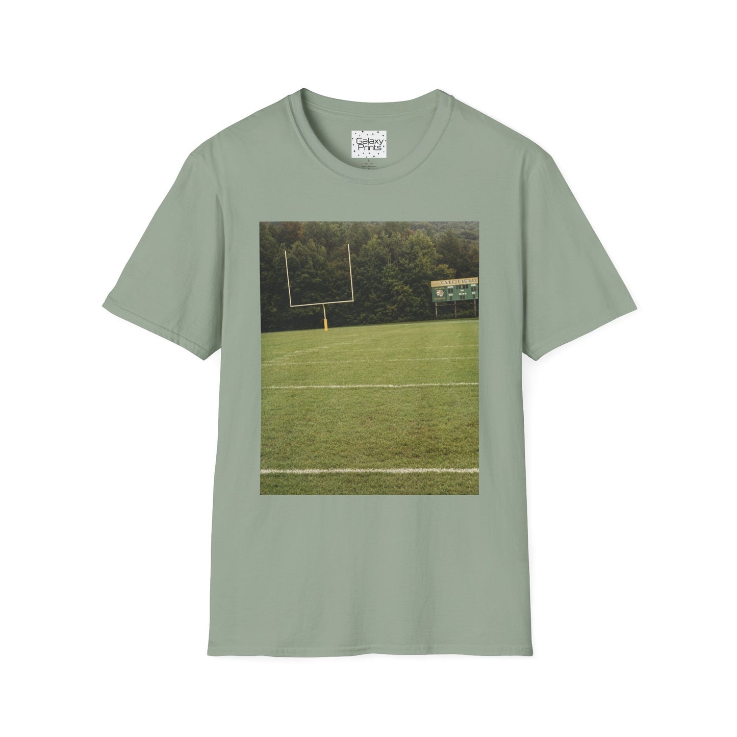 Tate Football Field Photo T-Shirt — Vintage LMC Football Graphic Tee