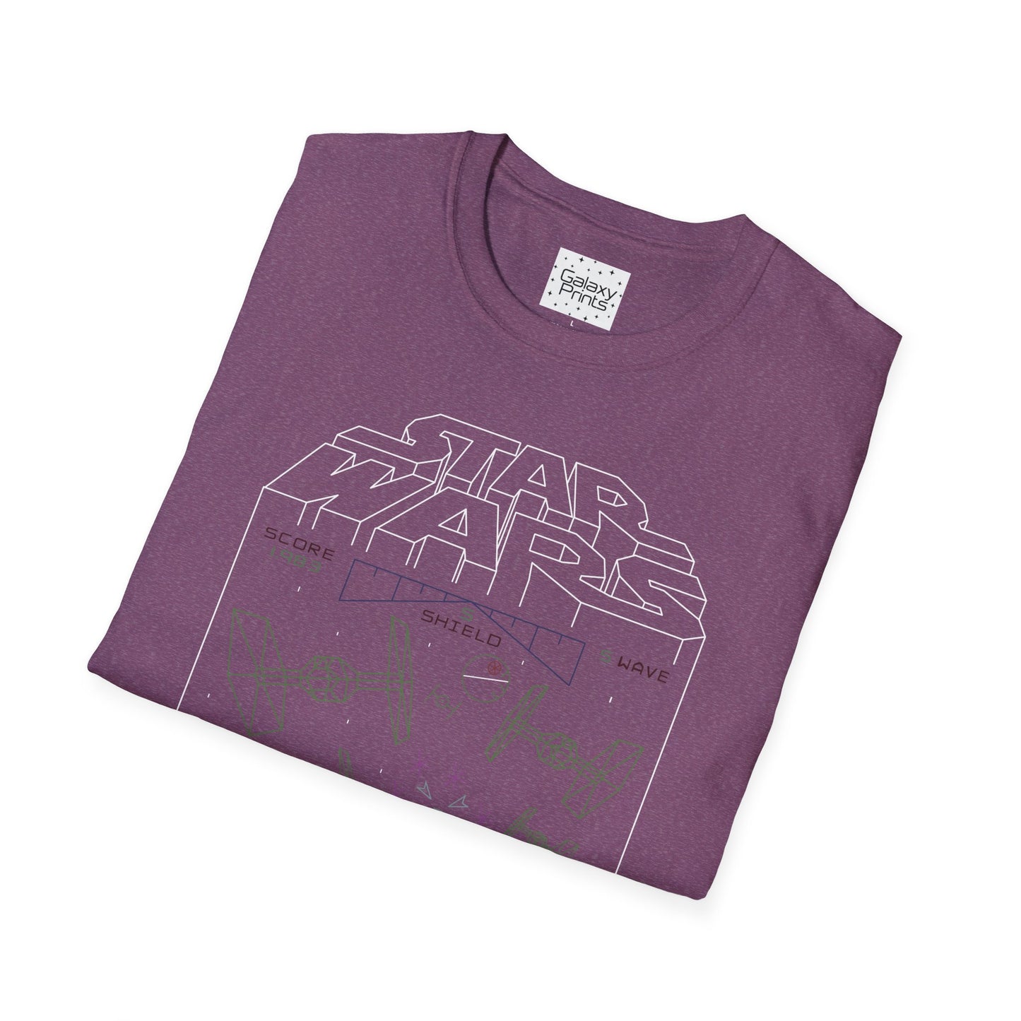 Star Wars Inspired Unisex T-Shirt - 'STAR WARS 1983 Arcade Video Game Screen Rendering' Graphic Tee