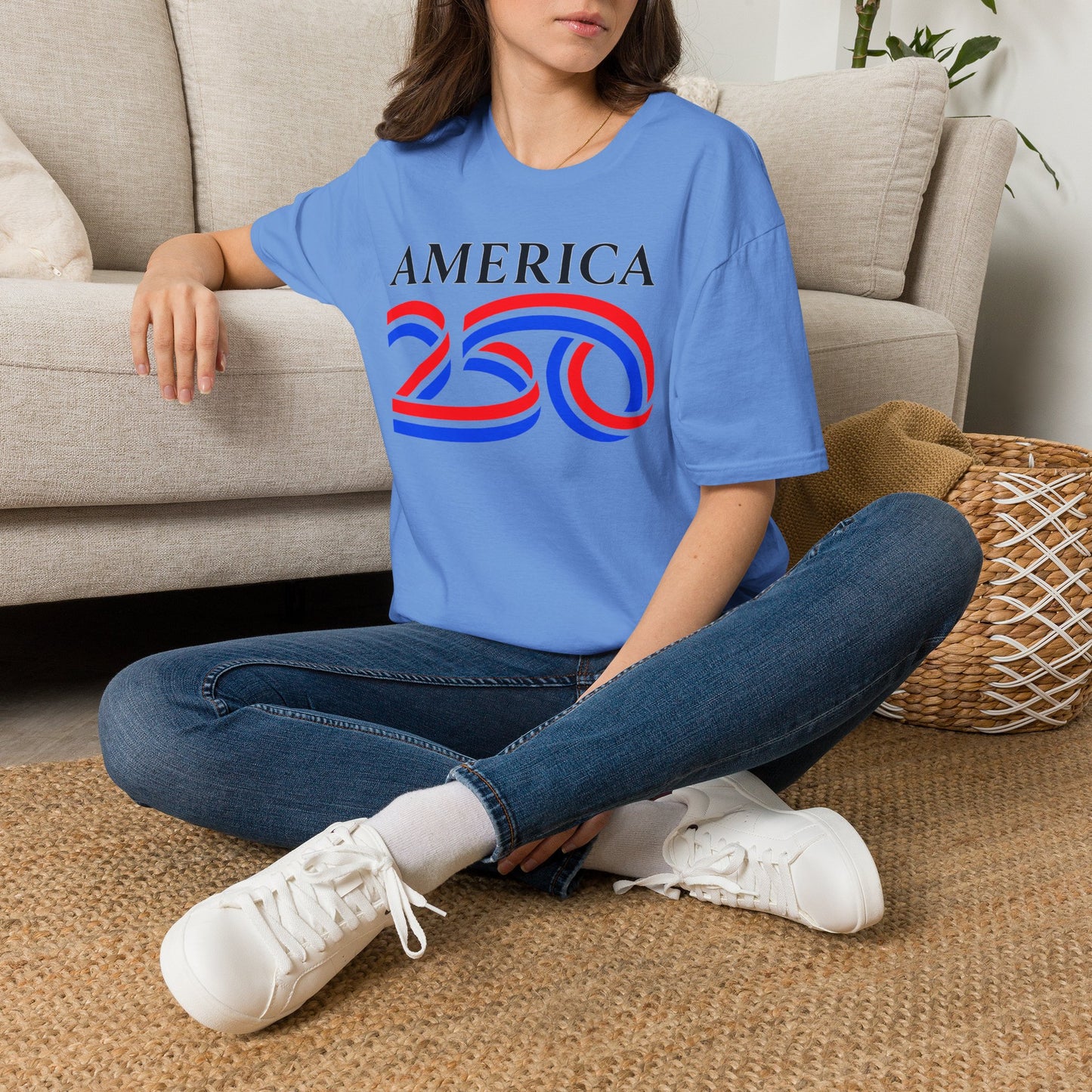 America 250 Celebration T-Shirt — Patriotic Red White Blue Anniversary Tee with 1776 - 2026 on back - Current Culture