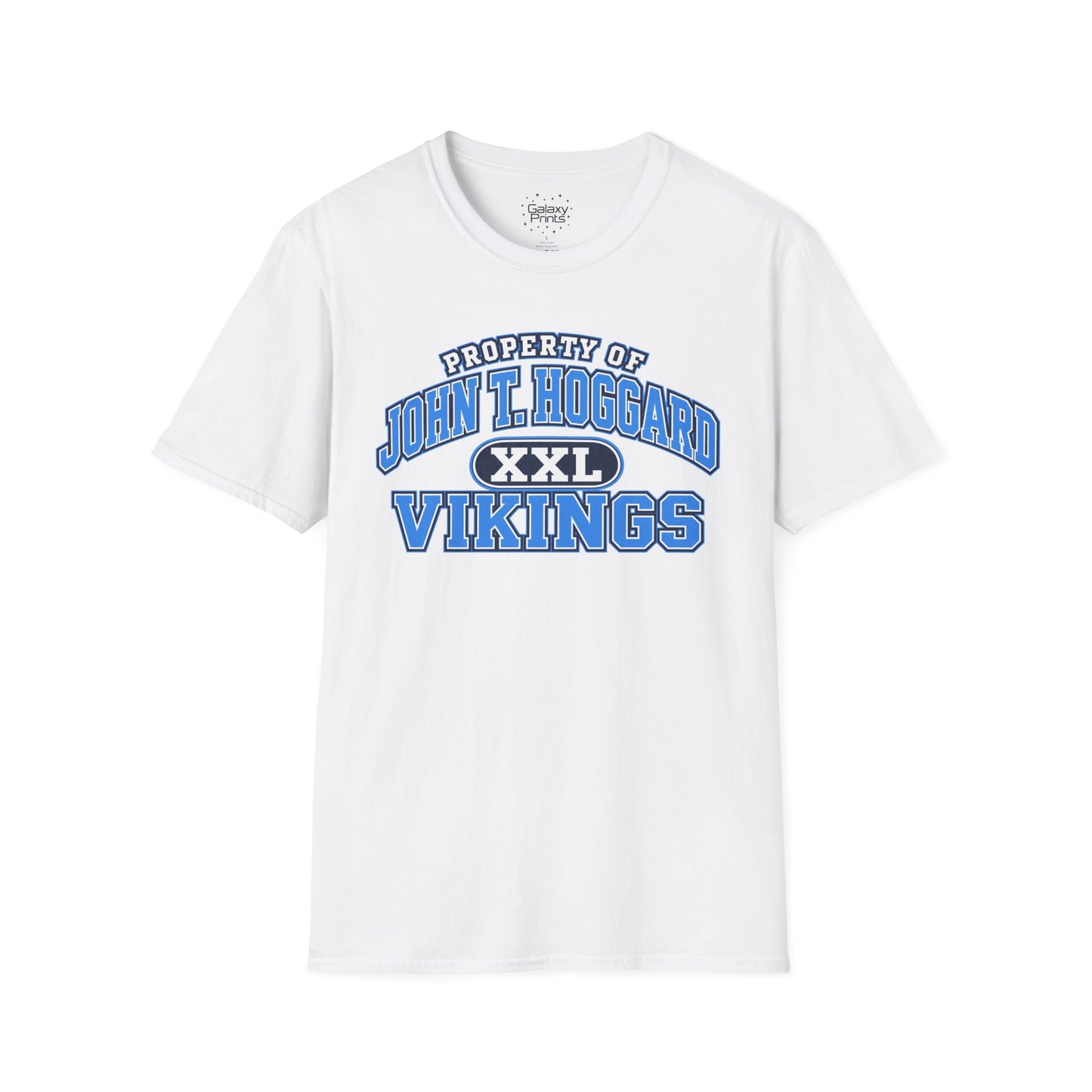 Property of JTH Vikings T‑Shirt XXL — Viking in Power Circle back - Hoggard School Spirit Tee