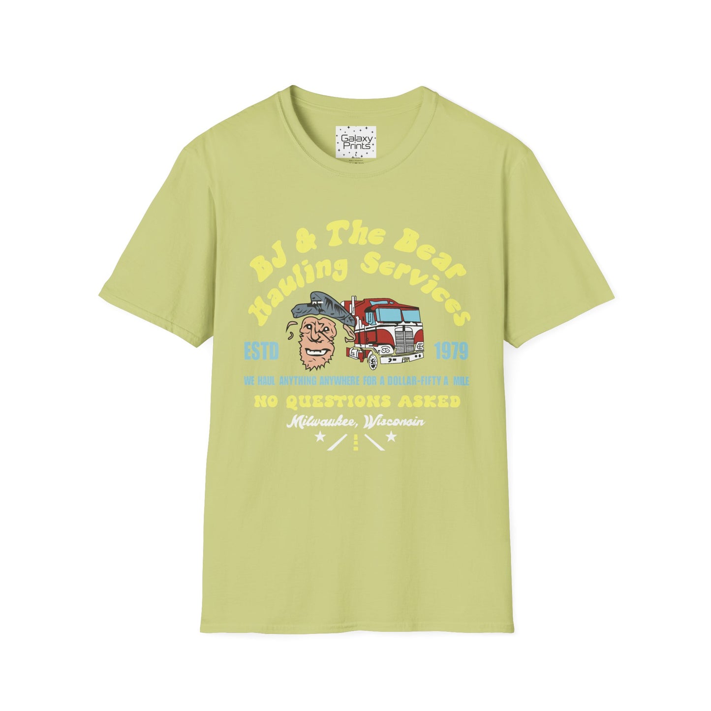 Unisex T-Shirt - Truck Driver BJ and Bear Design - POP Culture