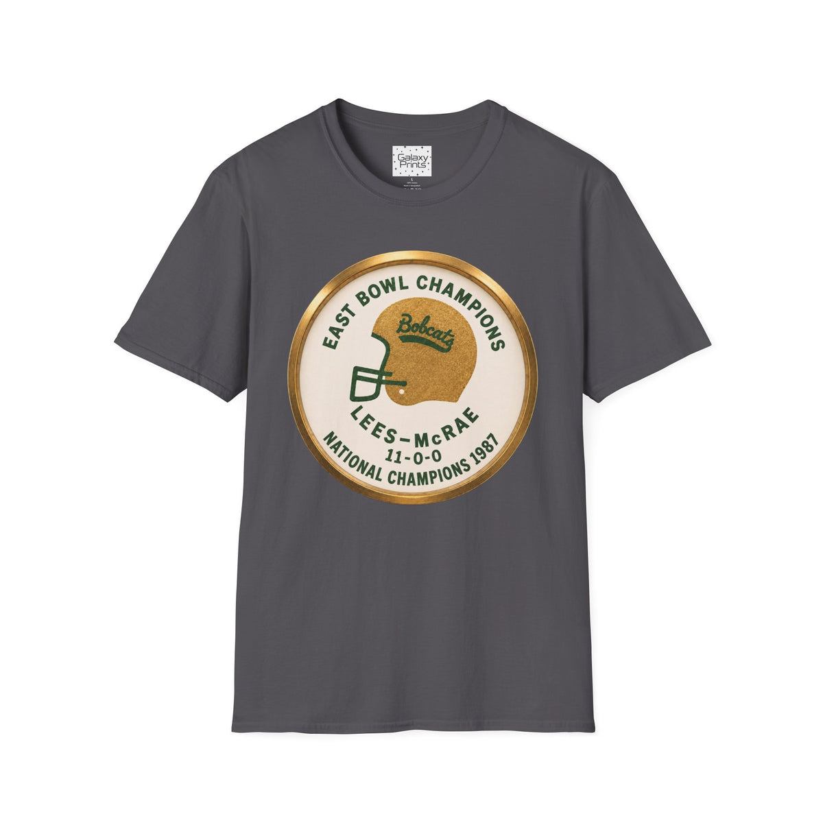 LMC Football Champions T‑Shirt — “East Bowl and National Champions” Vintage Helmet Design