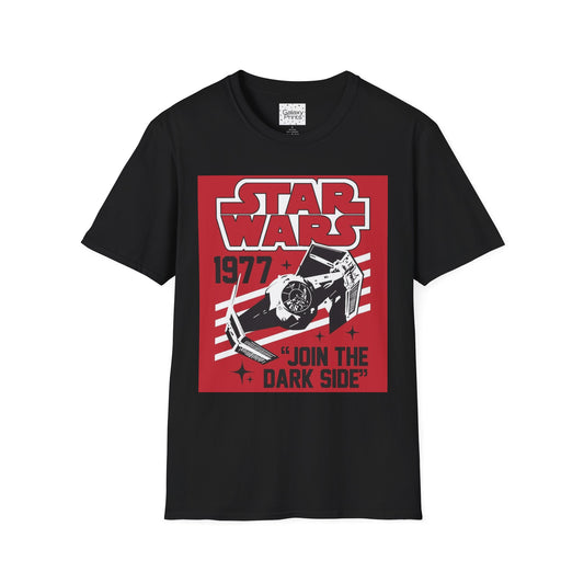 Inspired by Star Wars Unisex Softstyle T-Shirt - "Join the Dark Side" Retro Graphic Tee